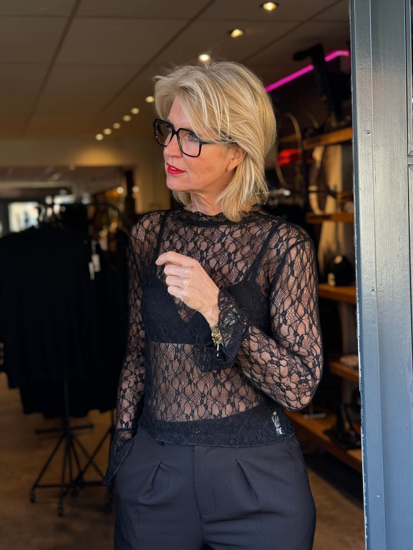 Top Kant Nora/ zwart