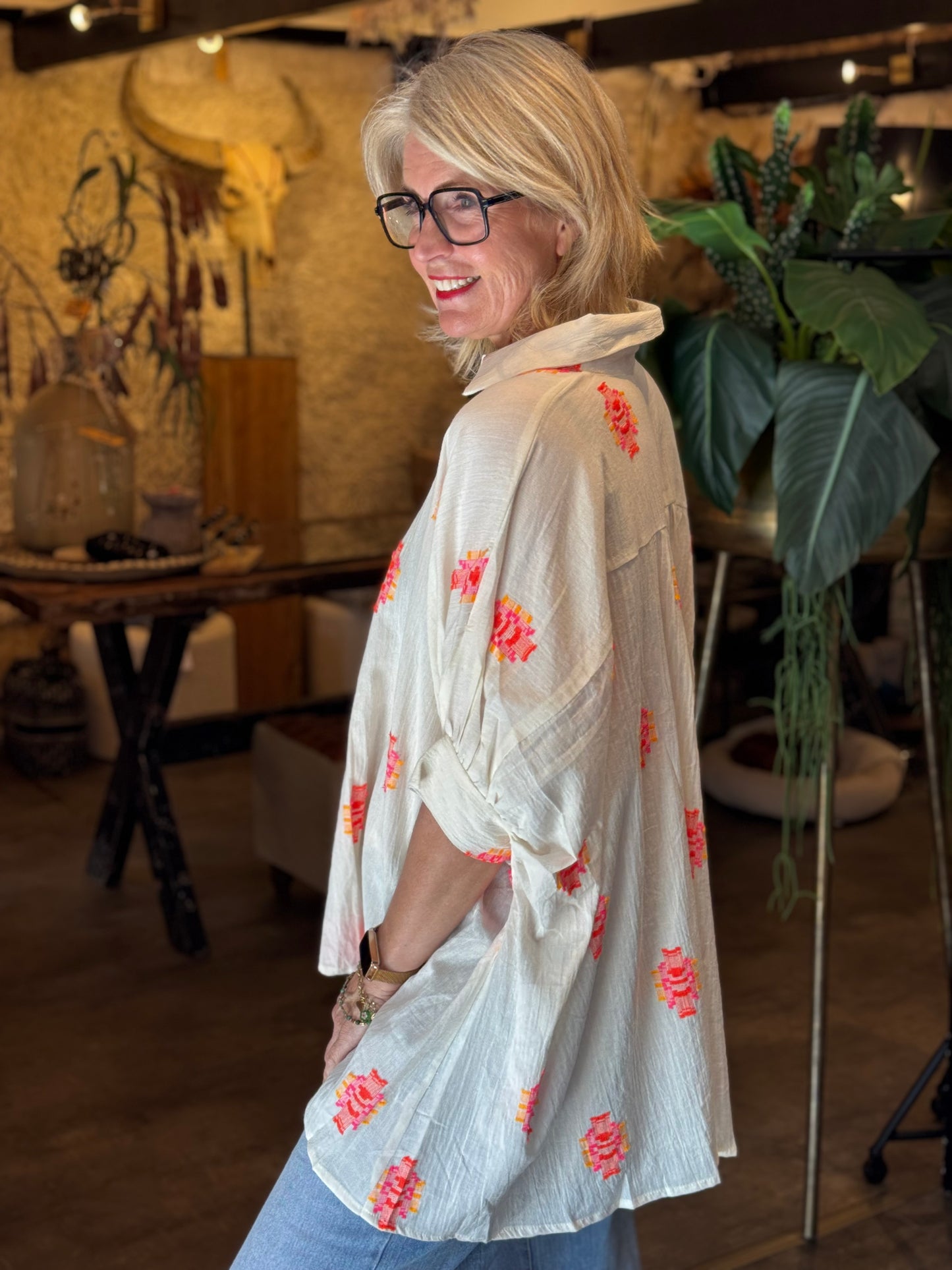 Blouse Bianca/ Creme