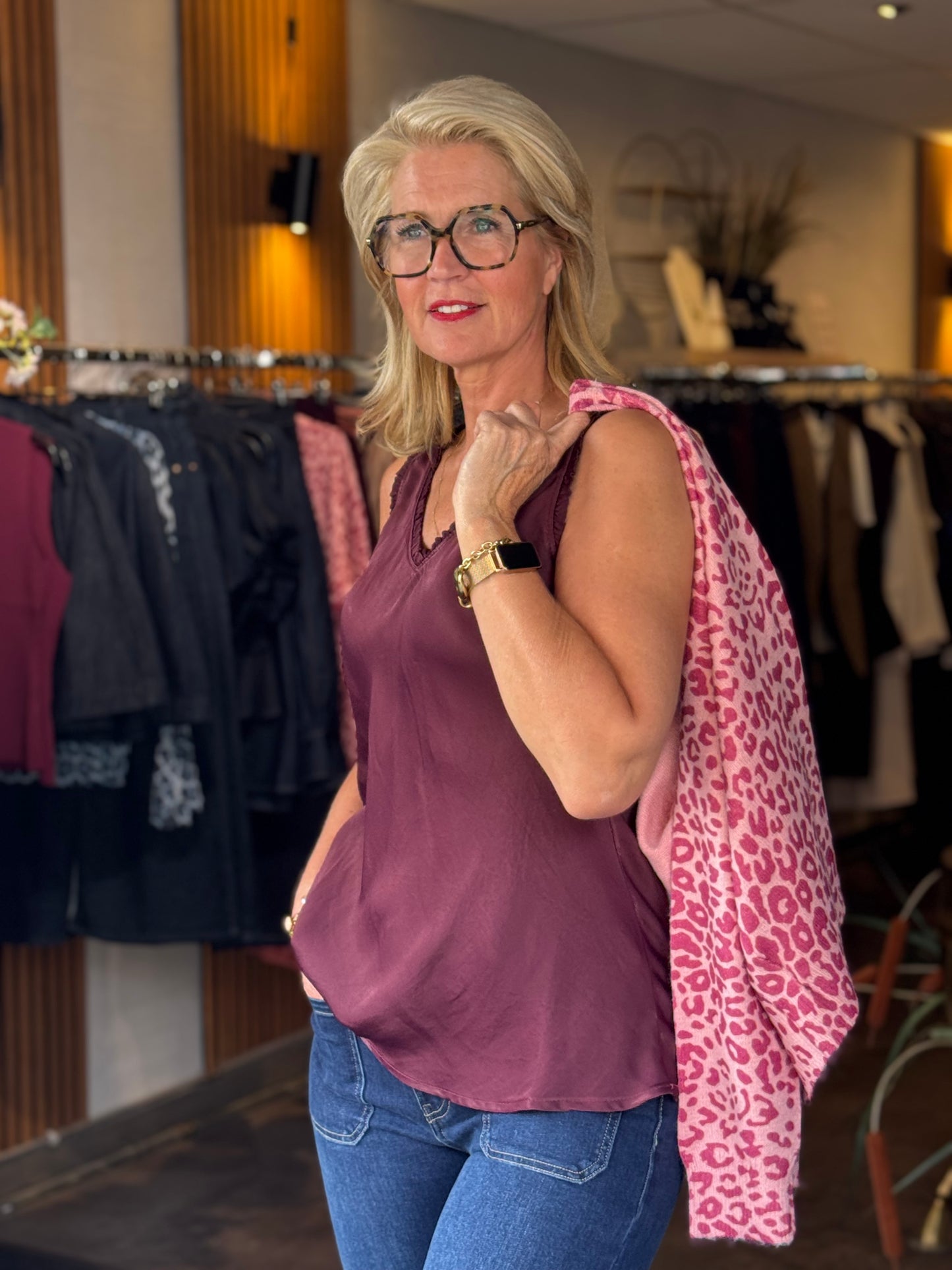 Top Silky Glow/ Aubergine