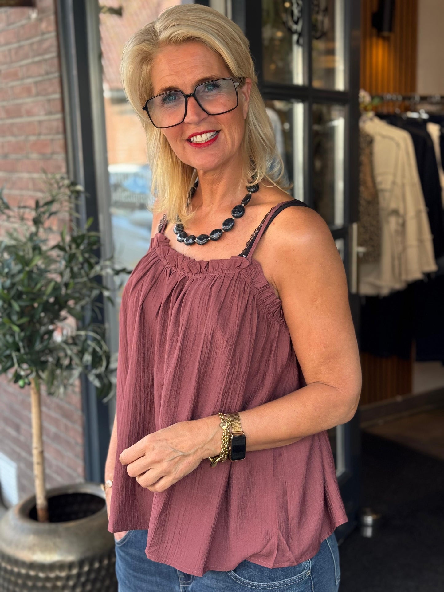 Top Cael/ Mauve