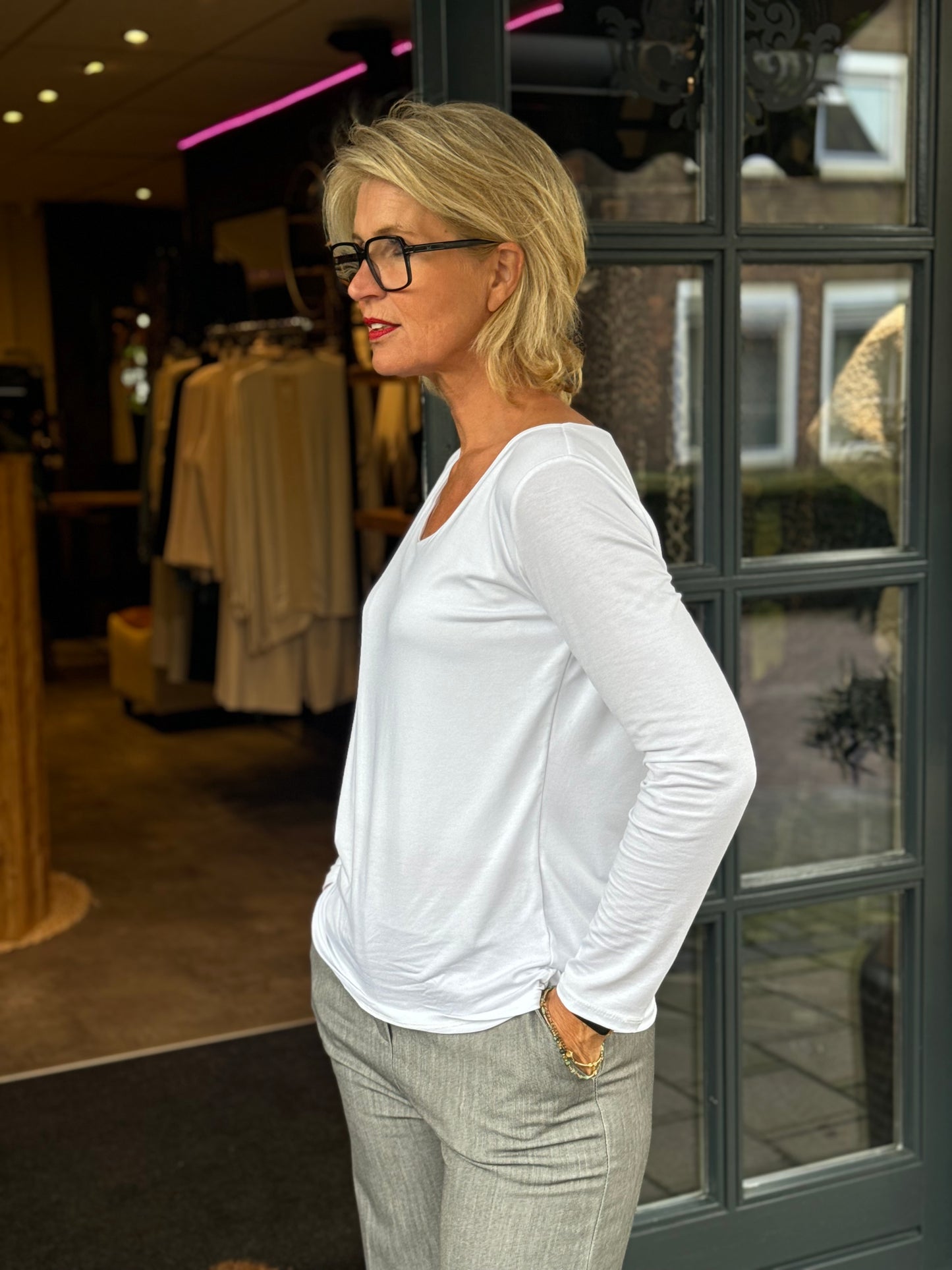 Basic Sleef Shirt /White