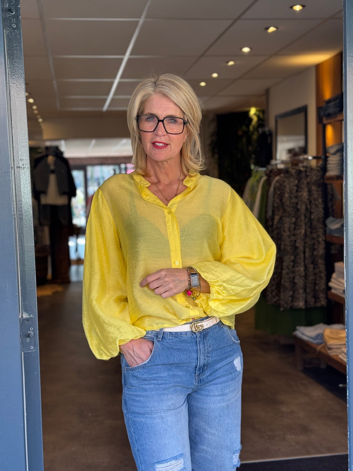 Blouse Lotte| Geel