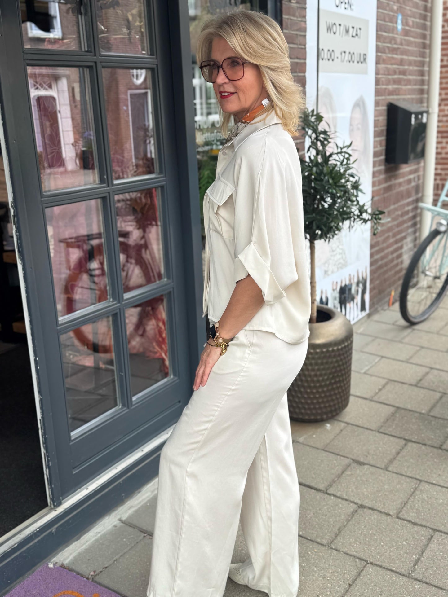 2-delig Pak ‘Classy’ / crème