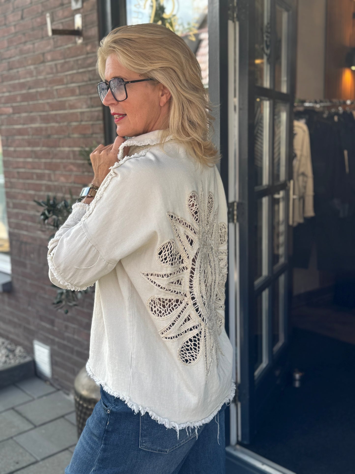 Blouse Edgy / Beige