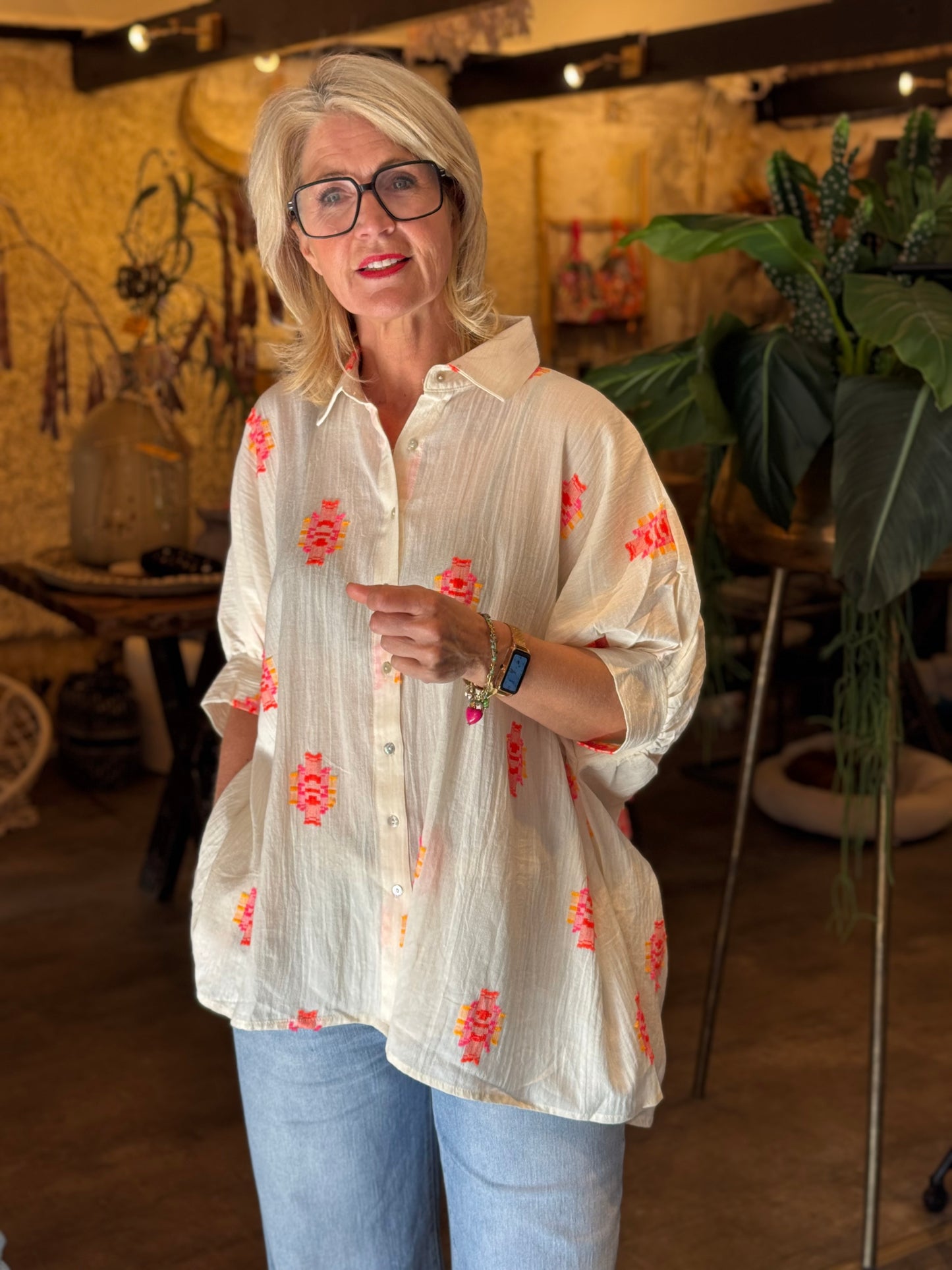 Blouse Bianca/ Creme