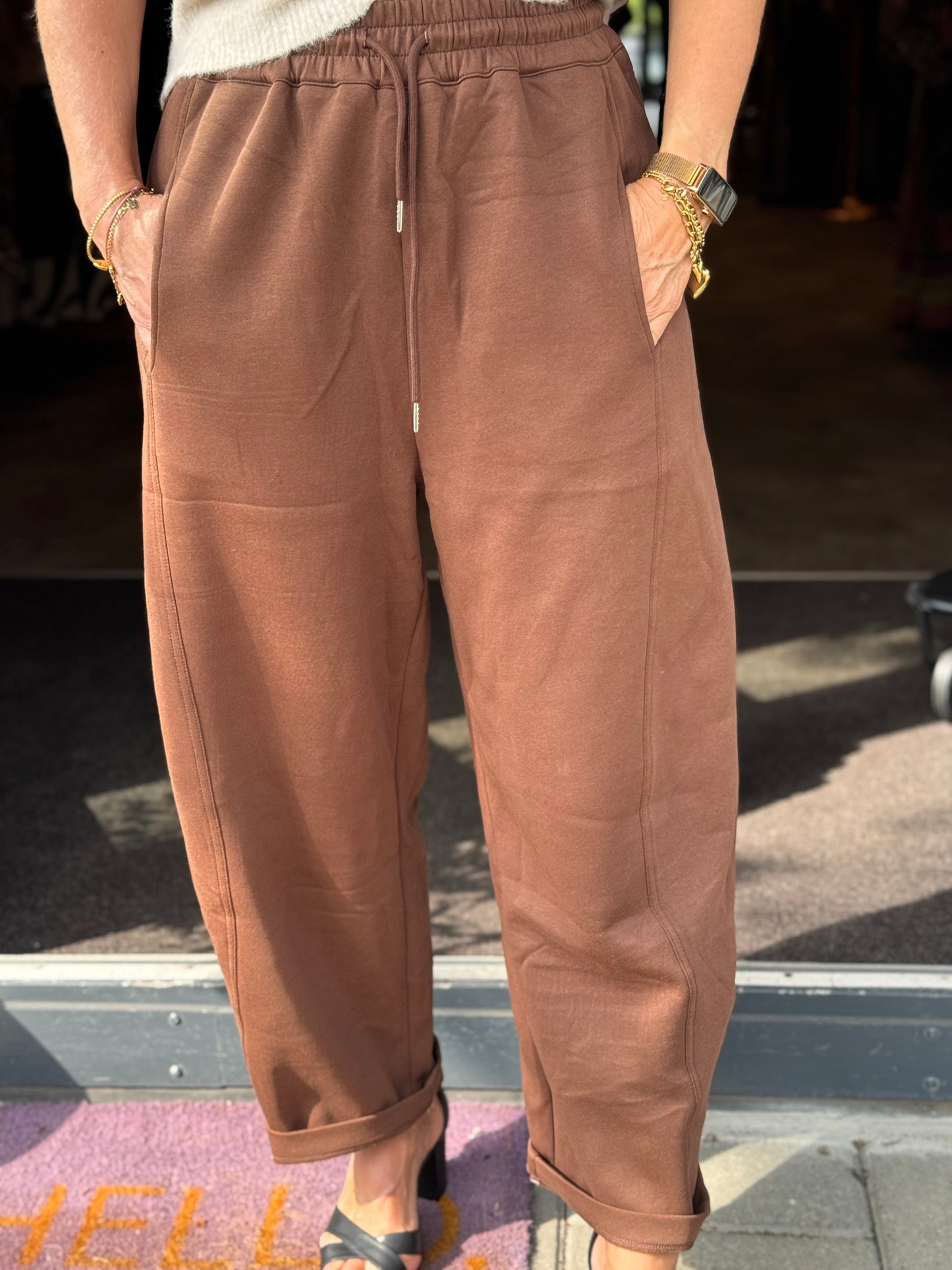Broek Barrel Comphy/ Mocca