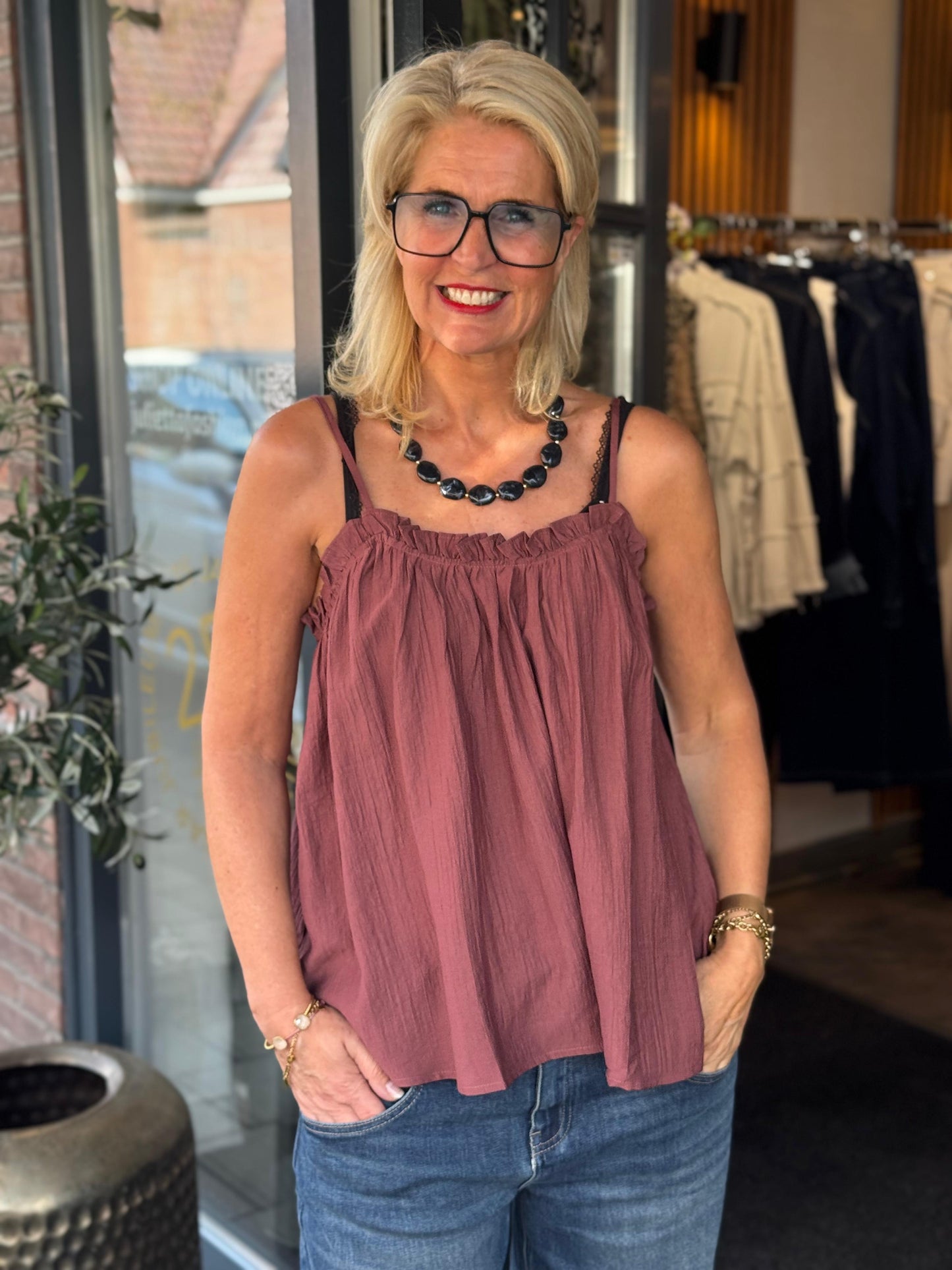 Top Cael/ Mauve