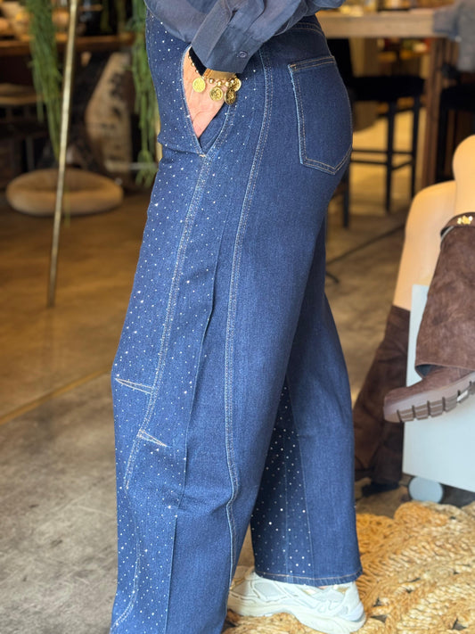 Jeans Barrel/ sparkle