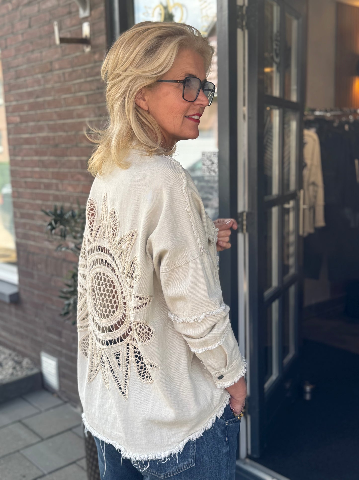 Blouse Edgy / Beige