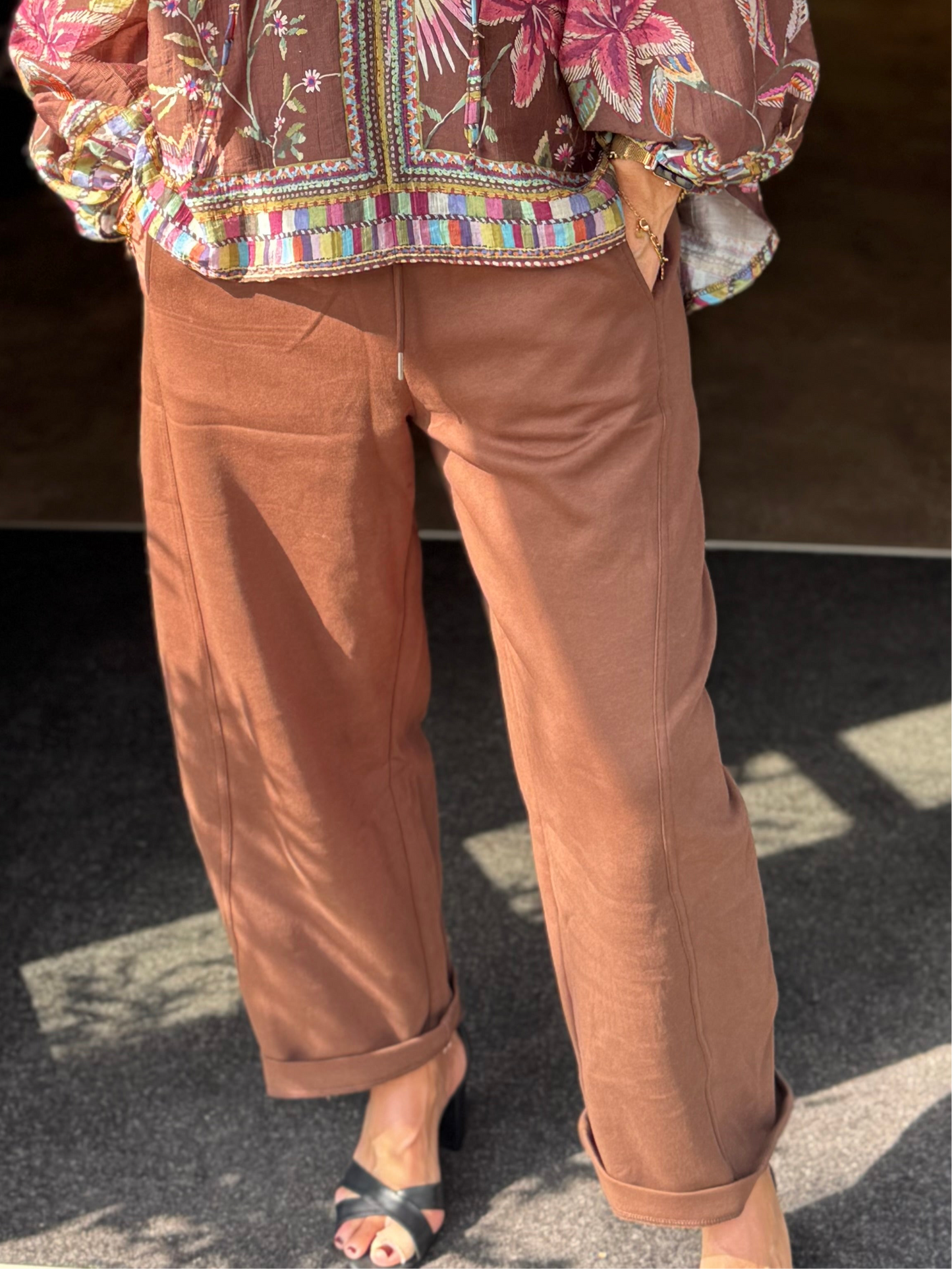 Broek Barrel Comphy/ Mocca