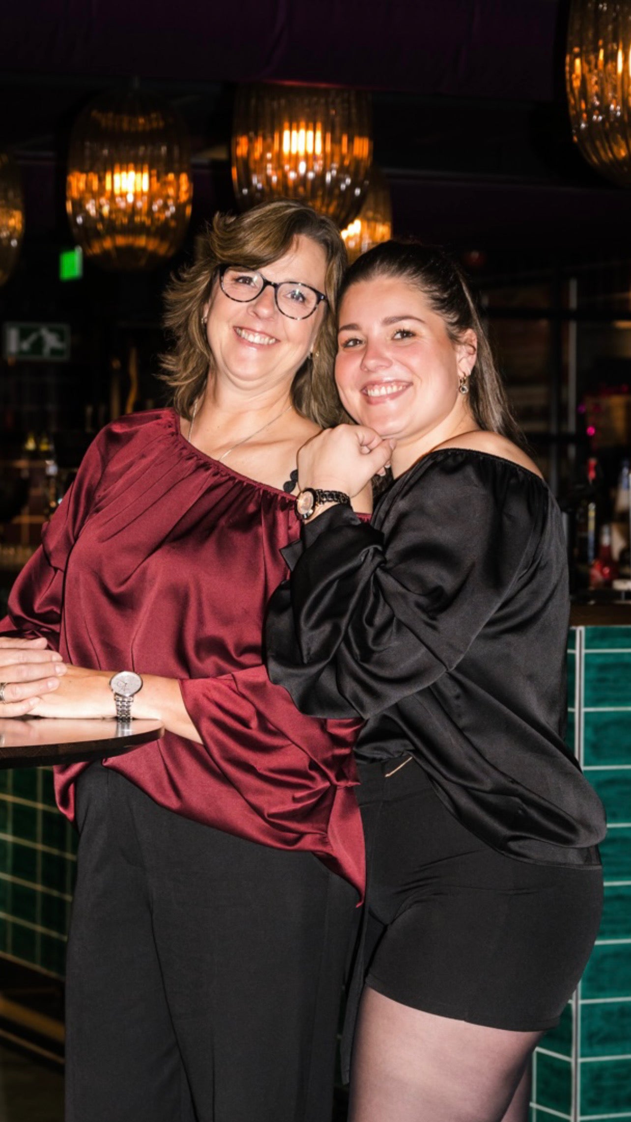 DEAL🔥Blouse ‘Stella’/ Bordeaux / party collectie