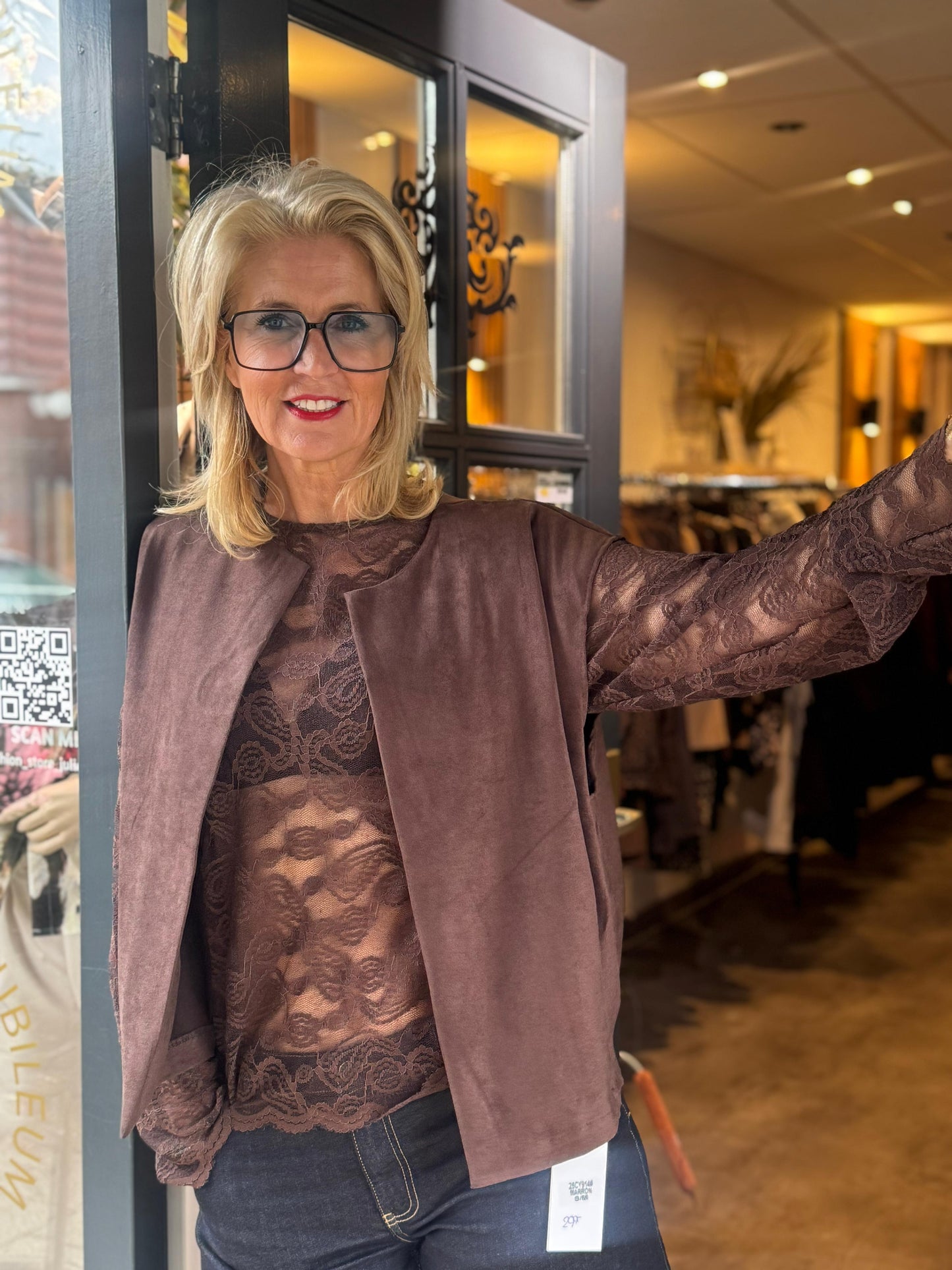 Gilet Suedine/ Mocca