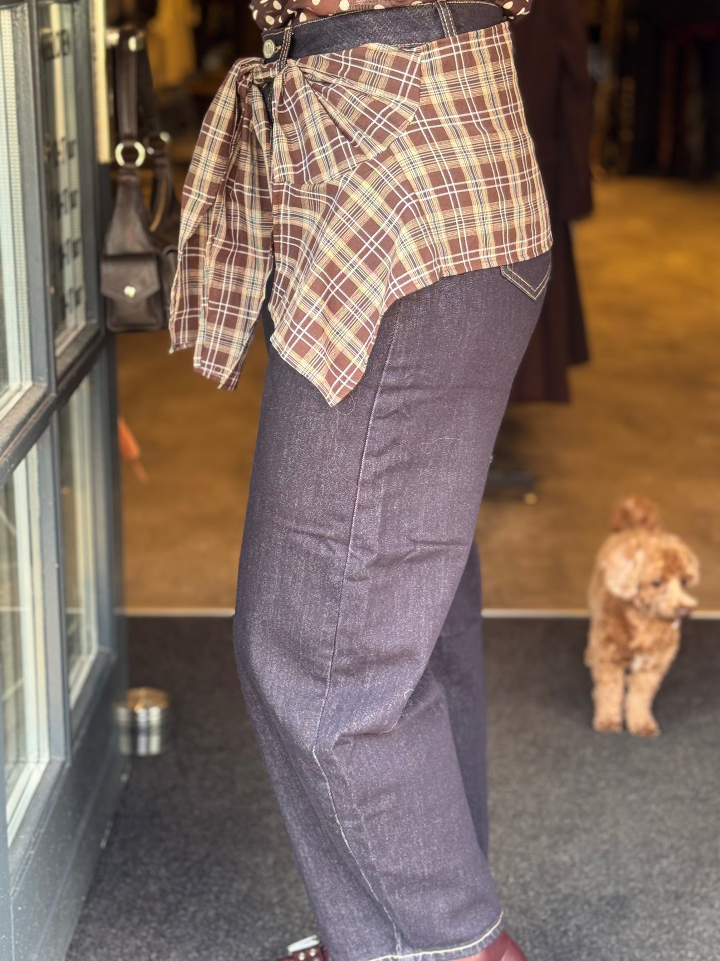 Heupdoek Blouse Ruit