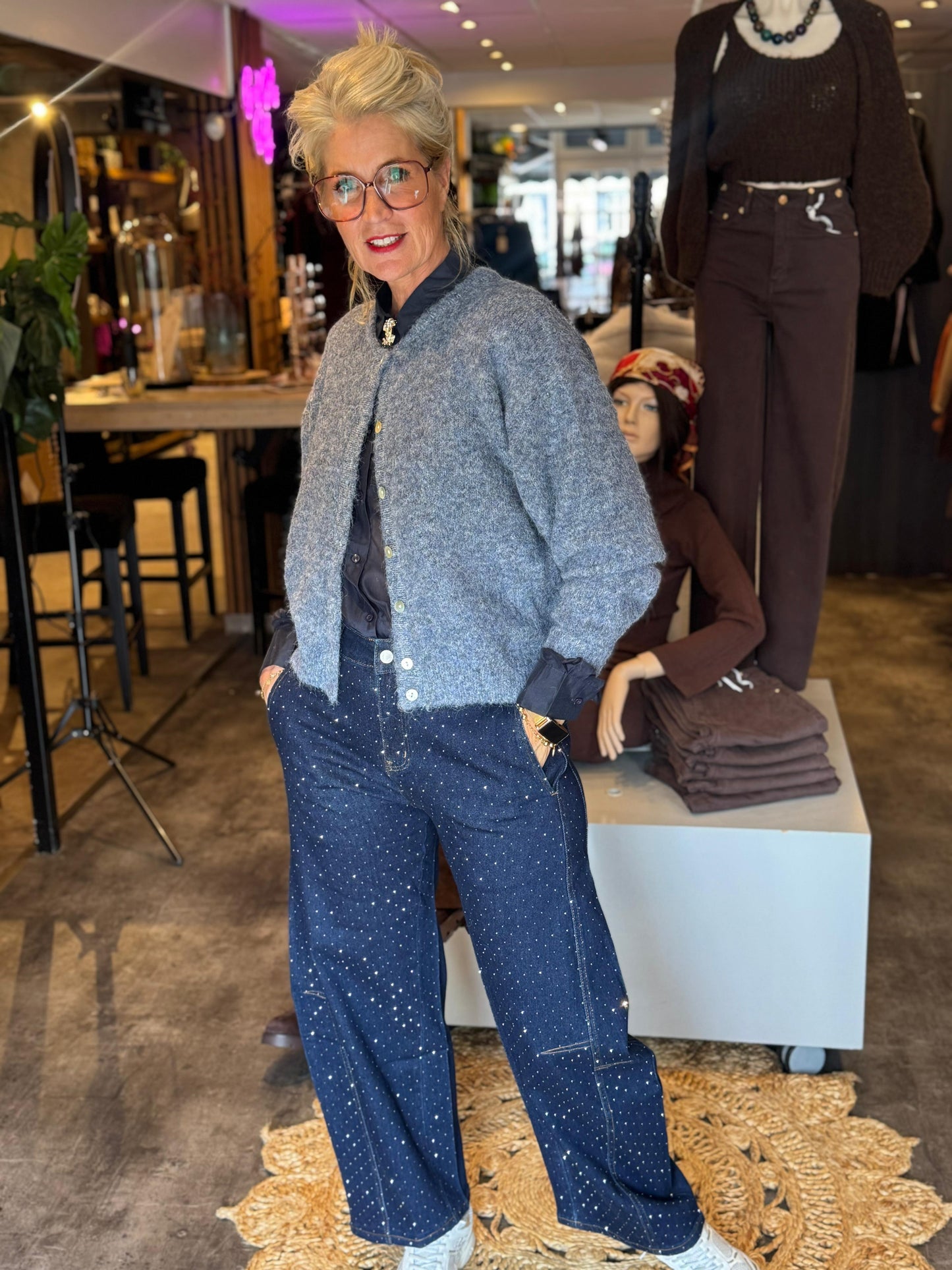 Jeans Barrel/ sparkle
