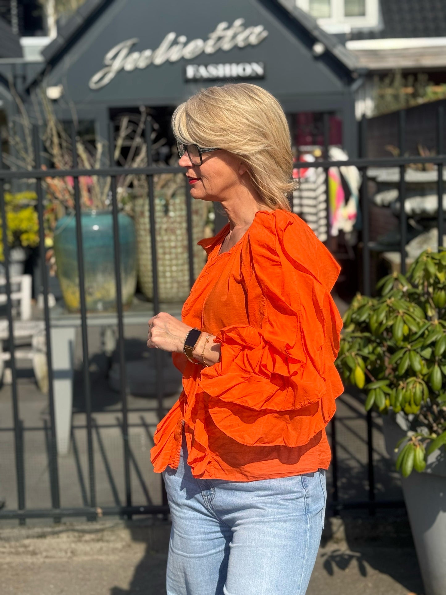Blouse Roesel/ Oranje