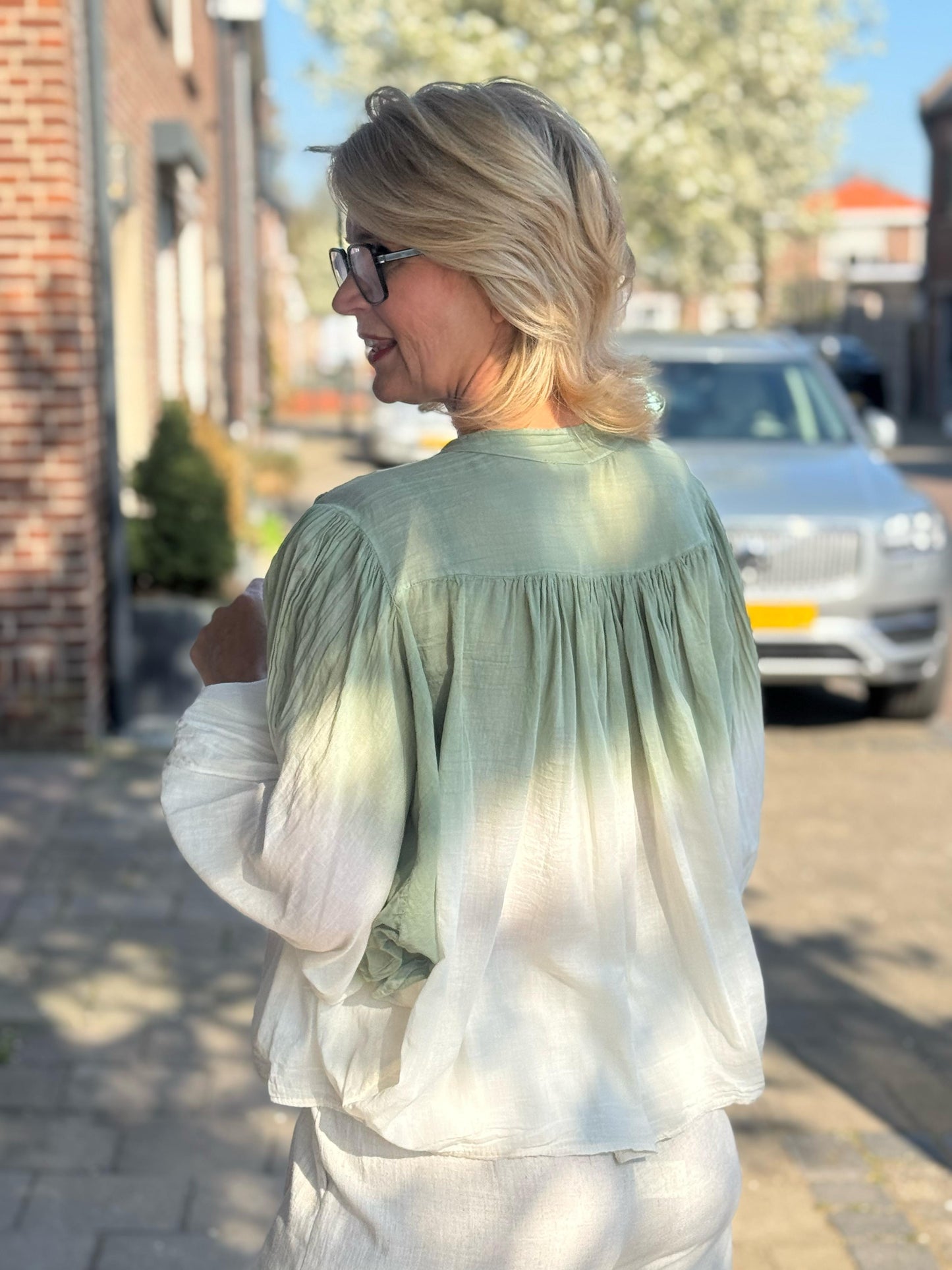 Blouse Ombre /Green
