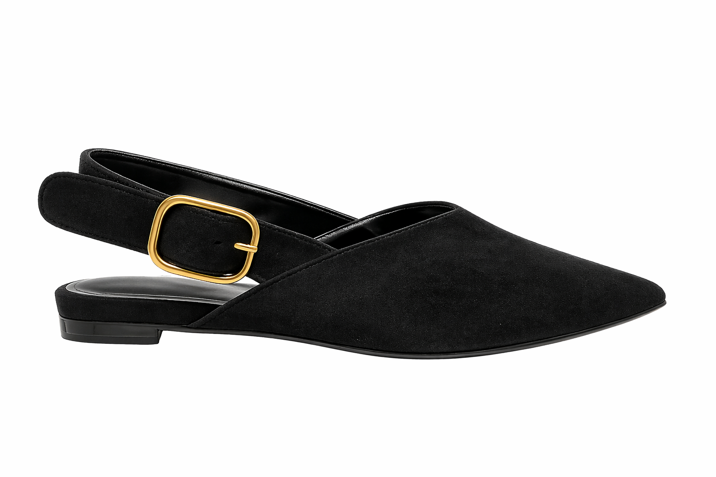 Slingback/ zwart