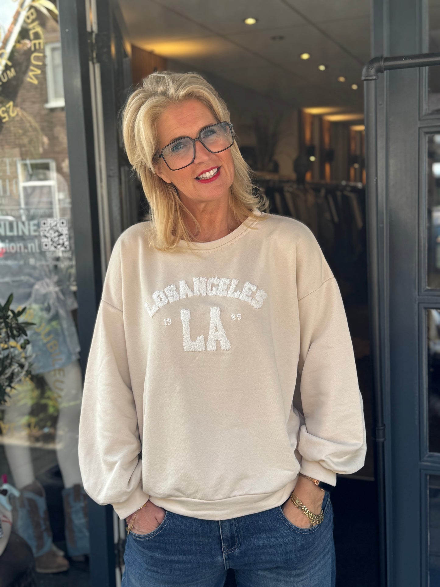 Sweater LA/ Beige