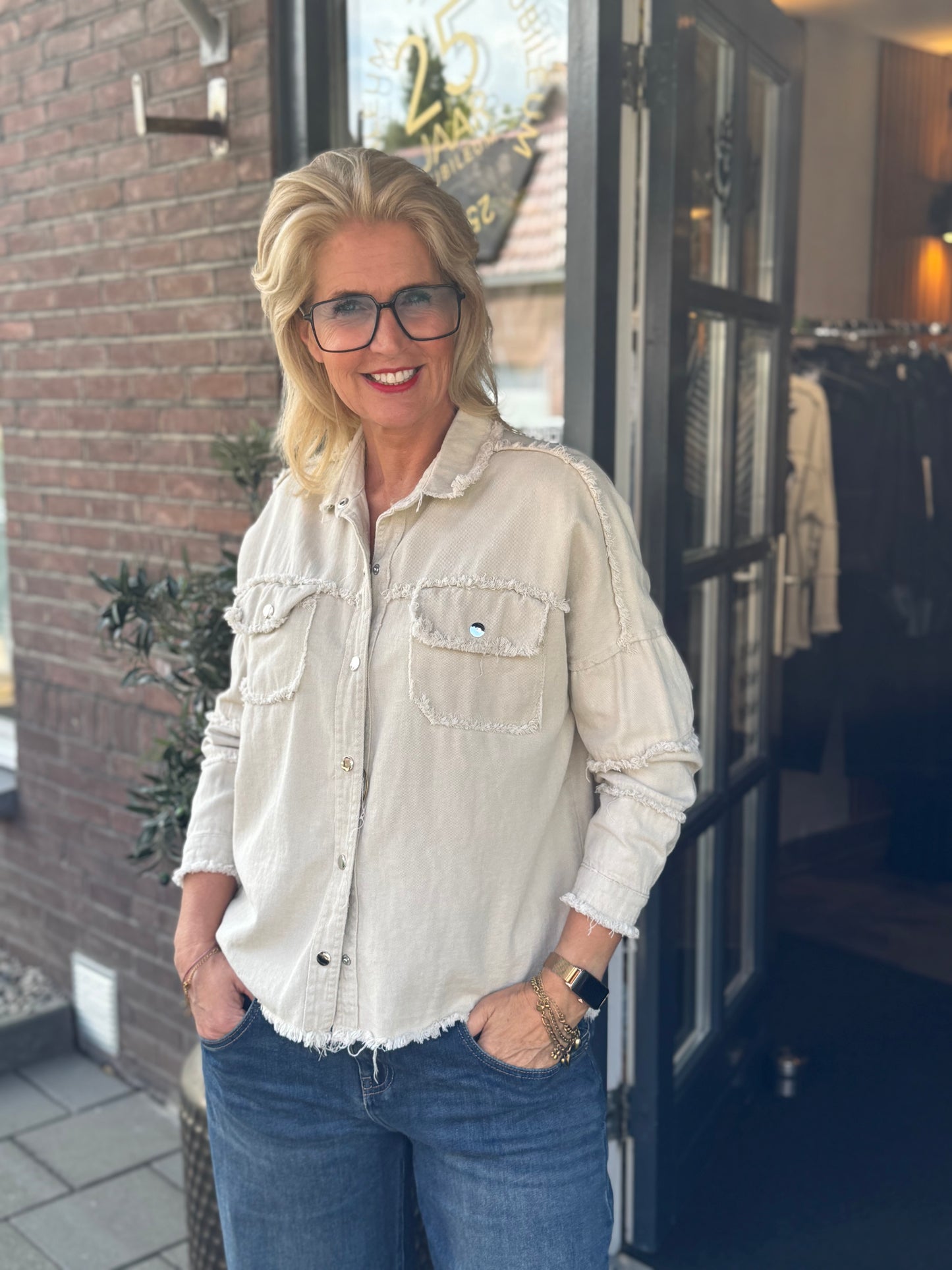 Blouse Edgy / Beige