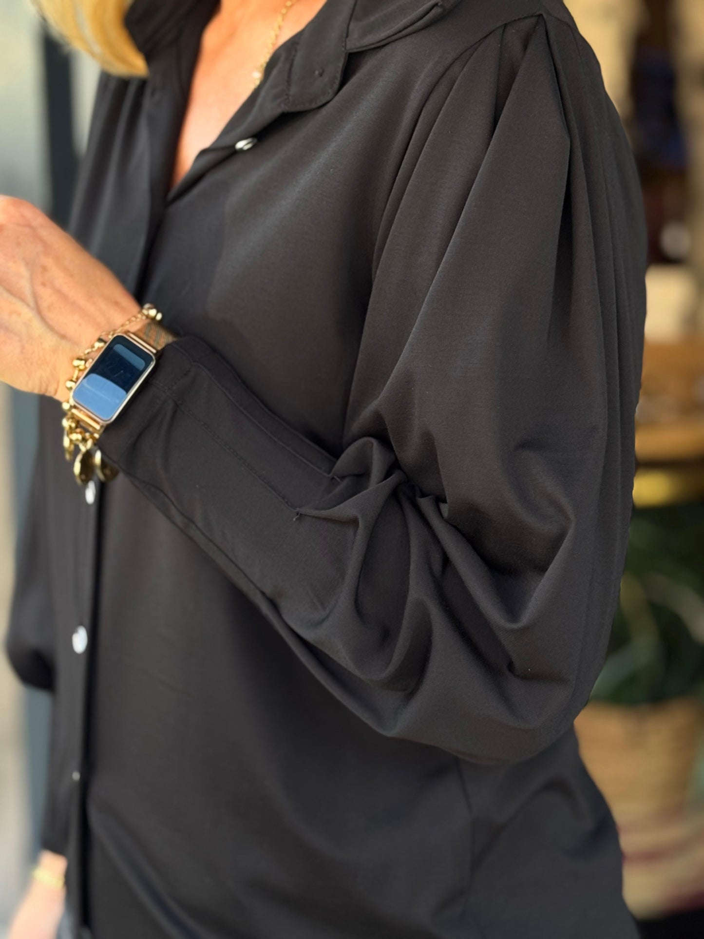 Soft Blouse/ zwart