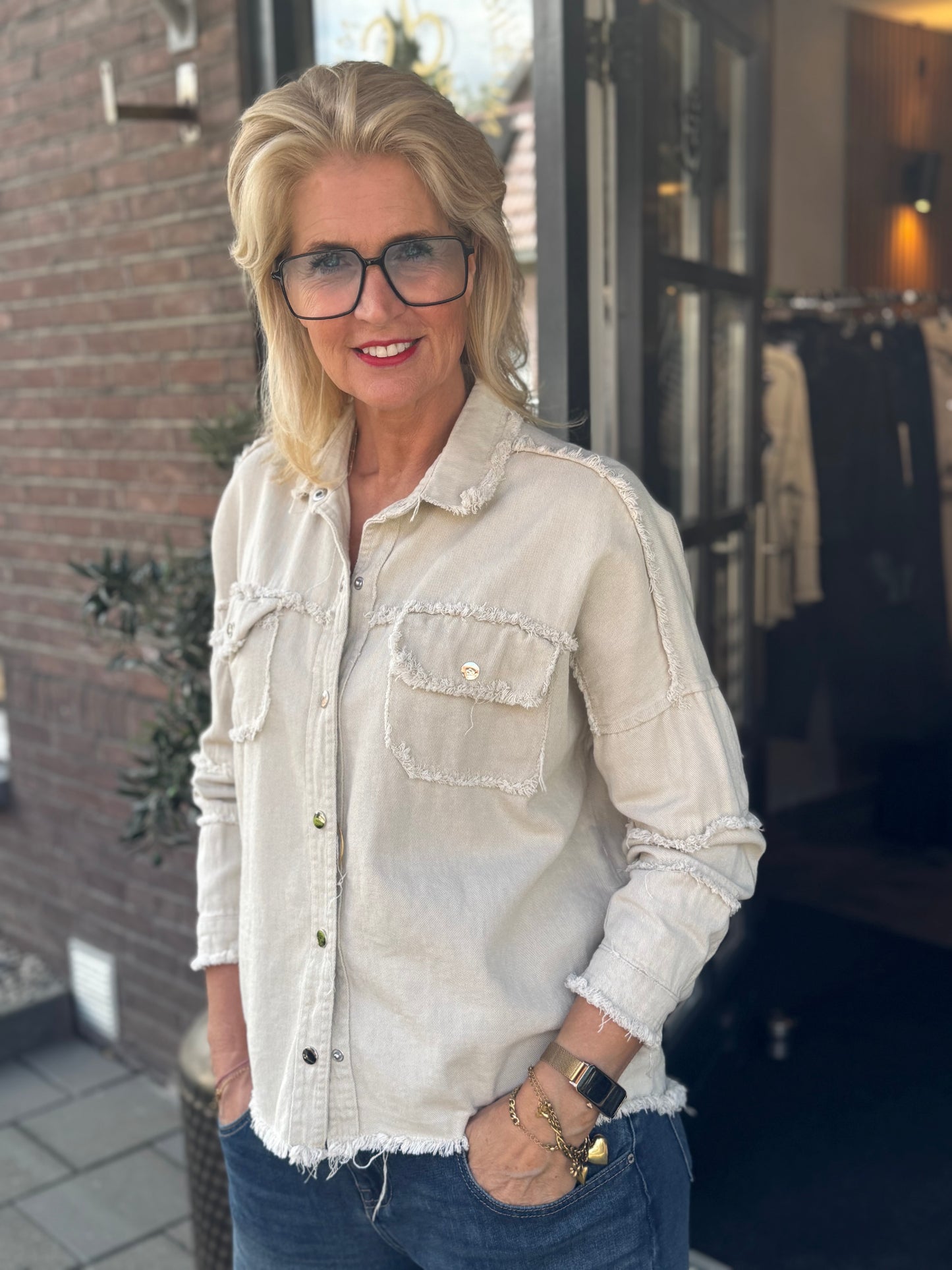 Blouse Edgy / Beige