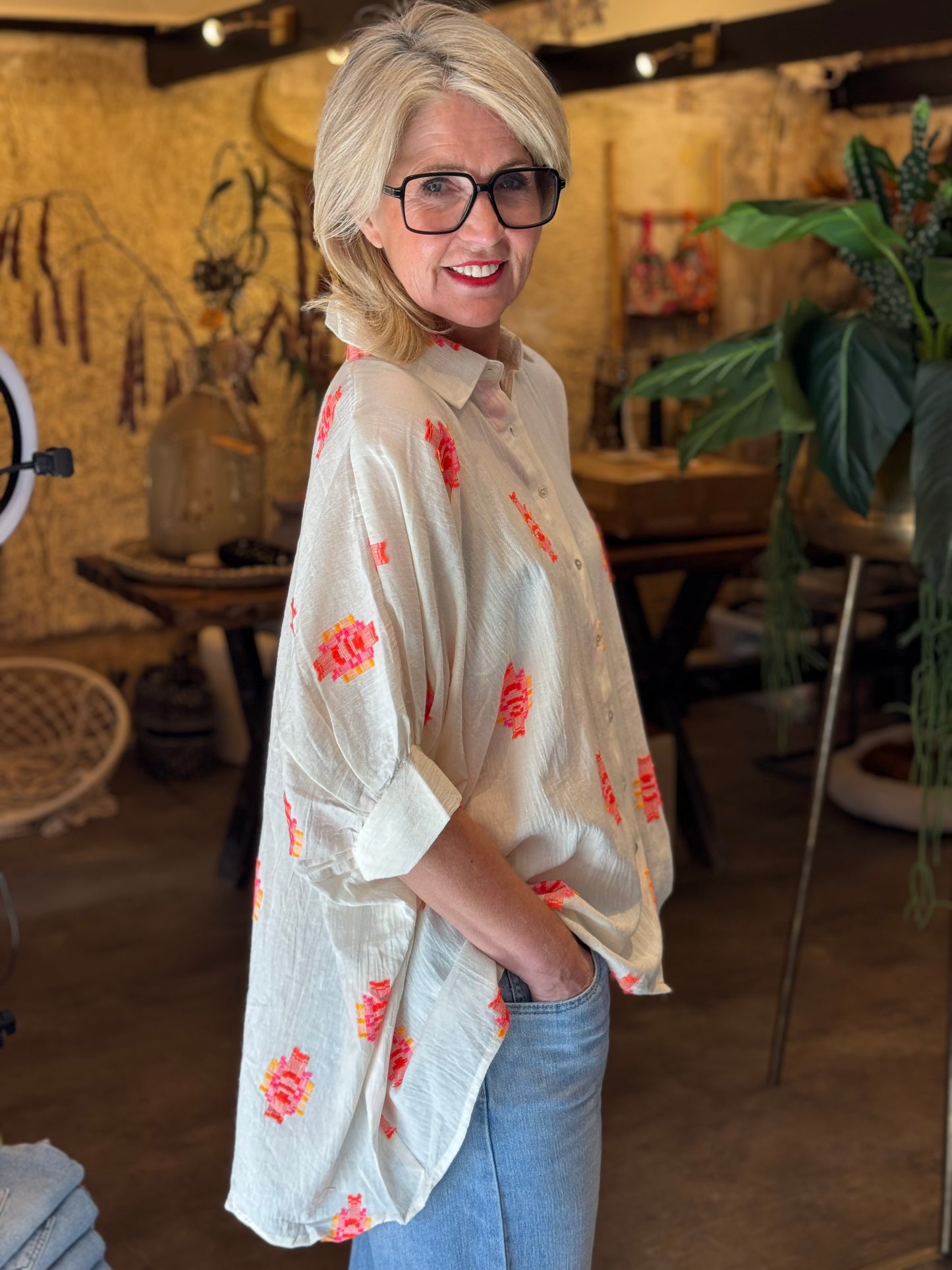 Blouse Bianca/ Creme
