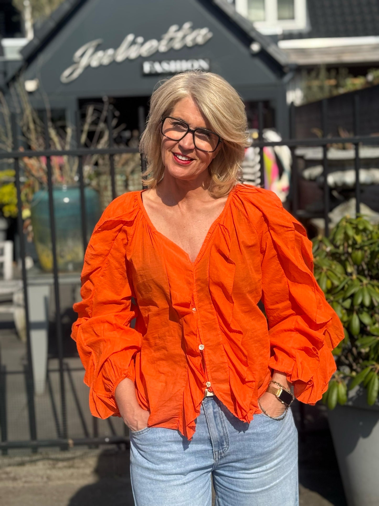 Blouse Roesel/ Oranje