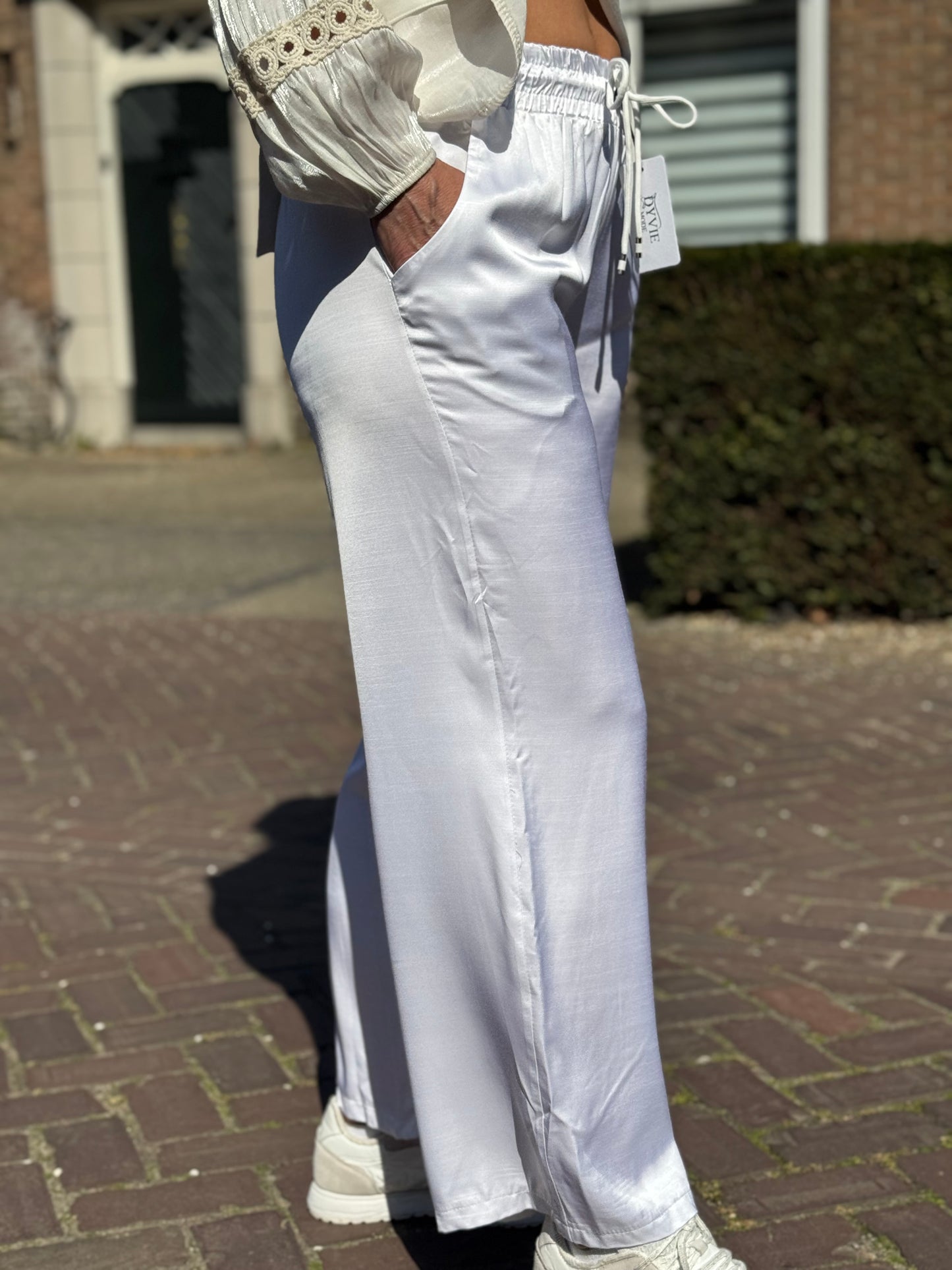 Broek Dyvie/ wit