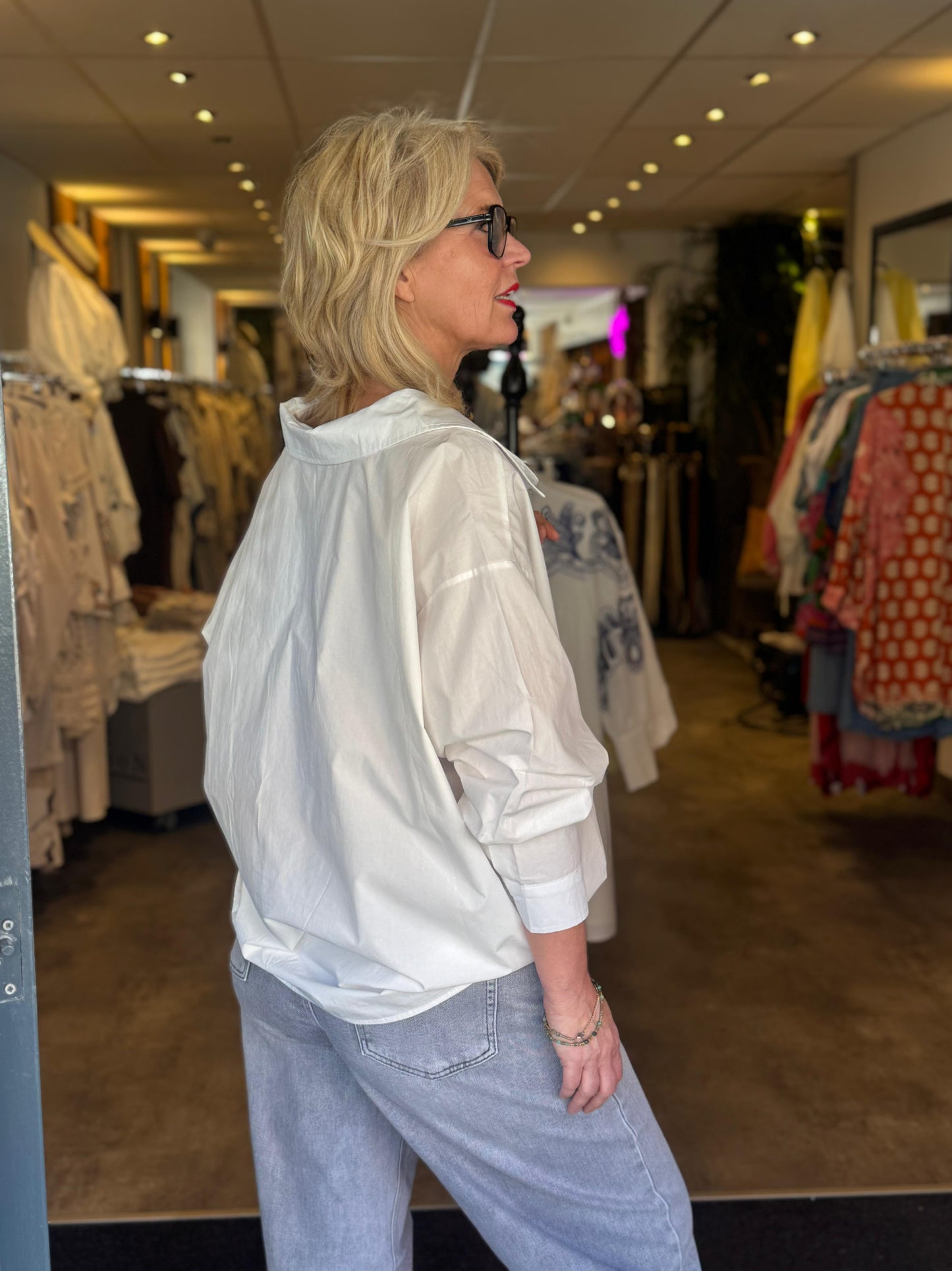 Blouse Love/ wit