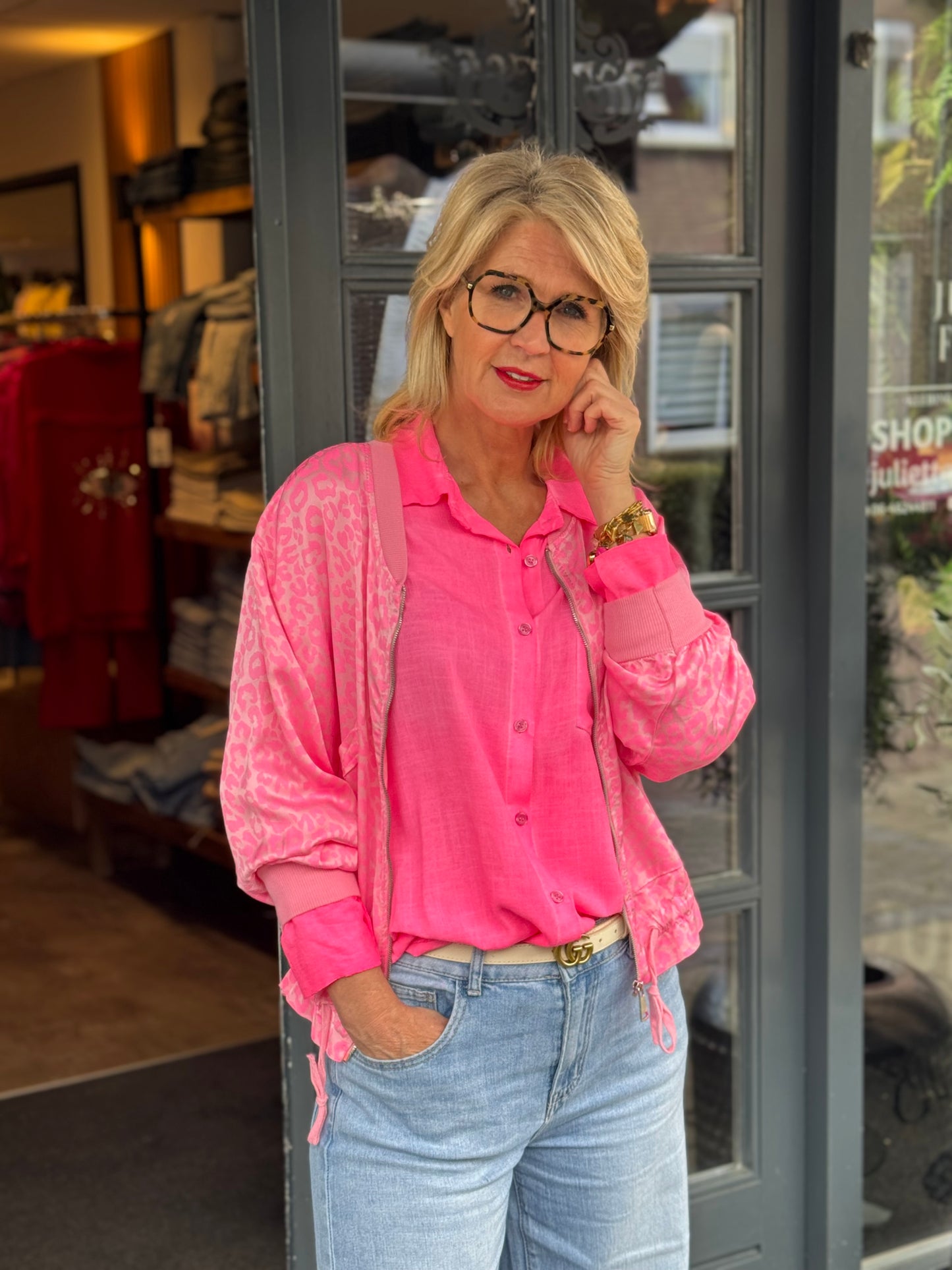 Blouse Neon / Roze