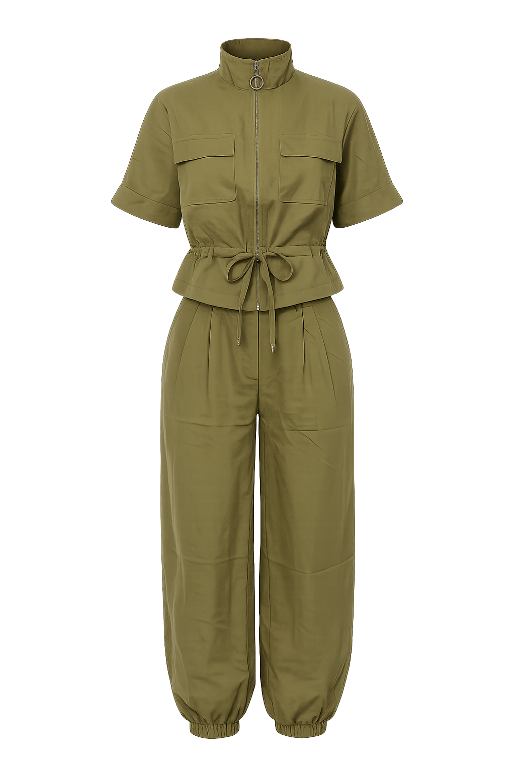 2-delig set Ambika/ Olive