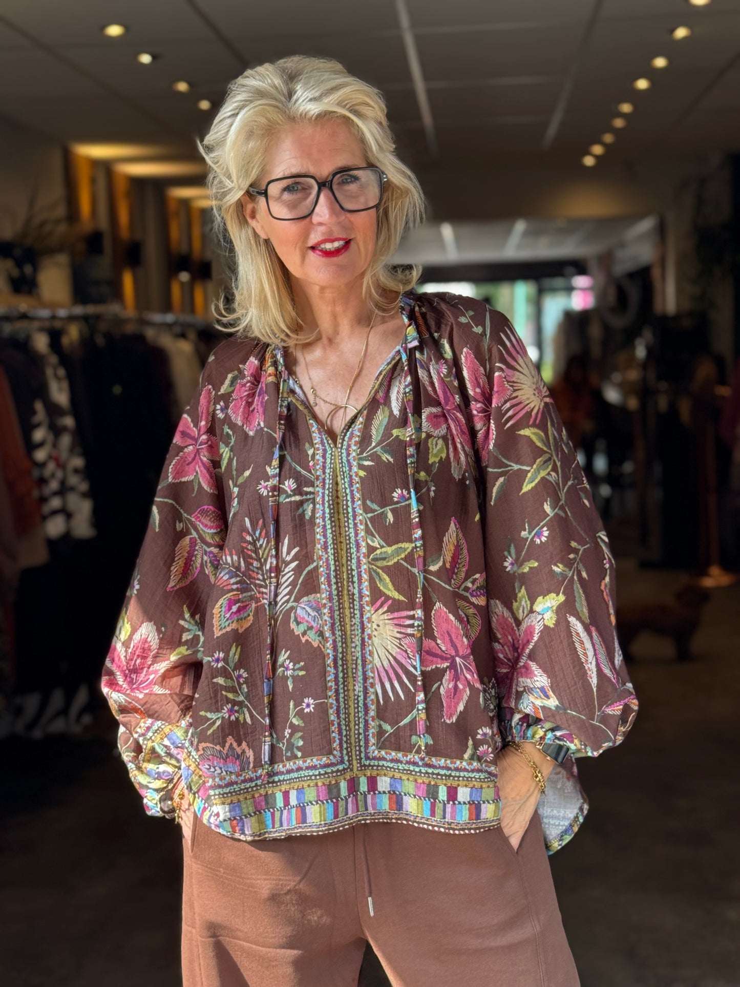 Blouse Autumn / Bruin