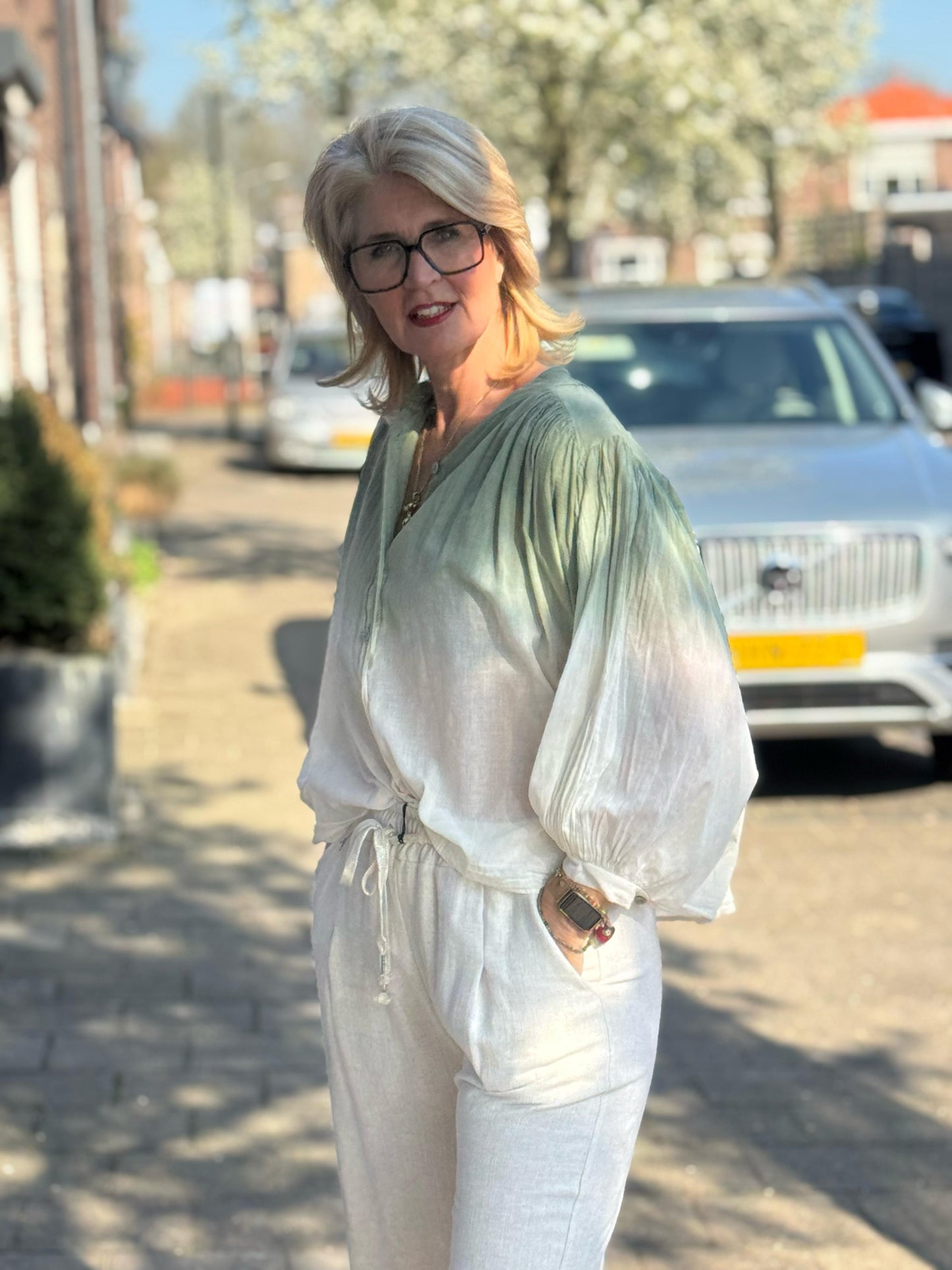 Blouse Ombre /Green