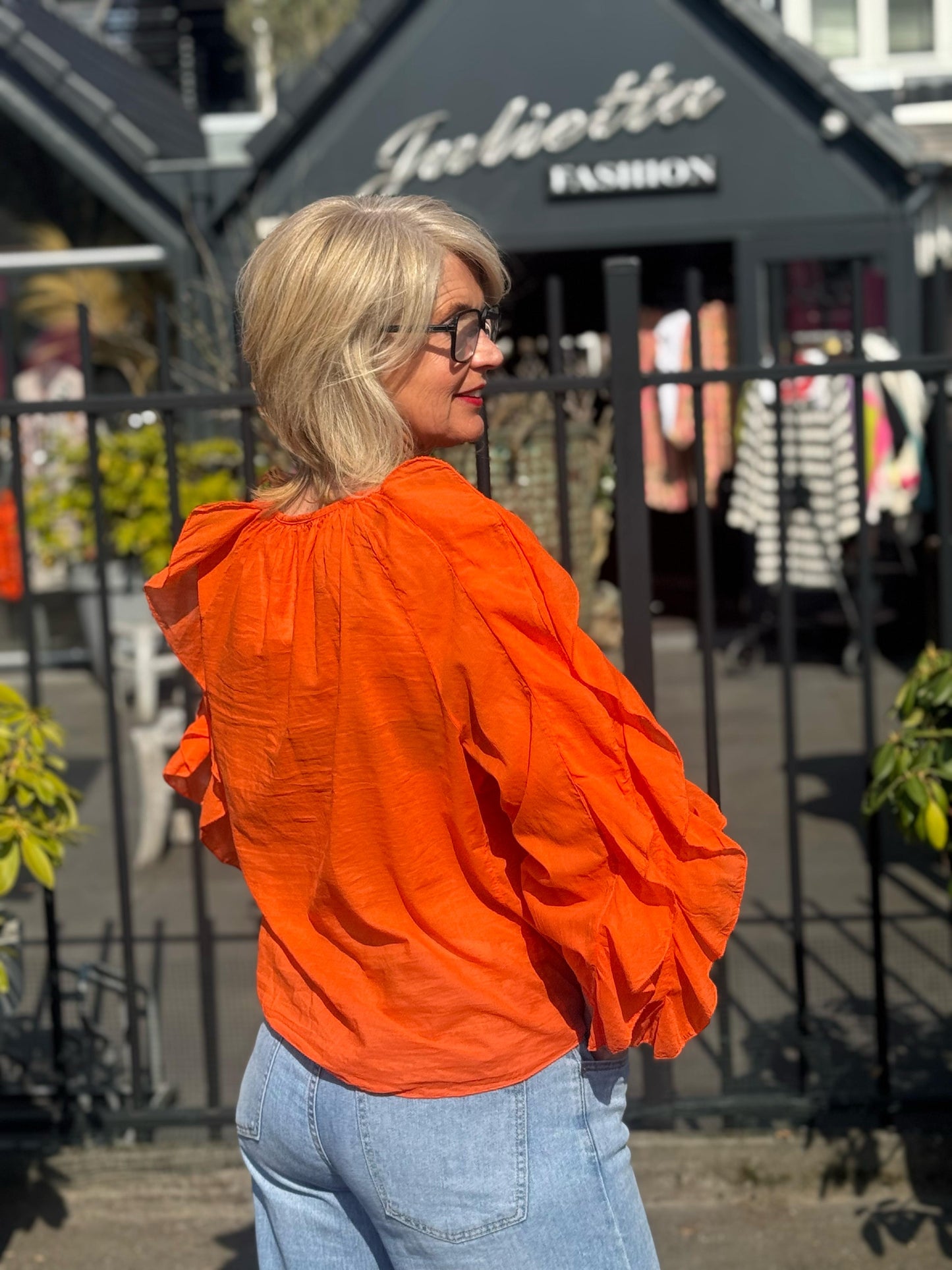 Blouse Roesel/ Oranje