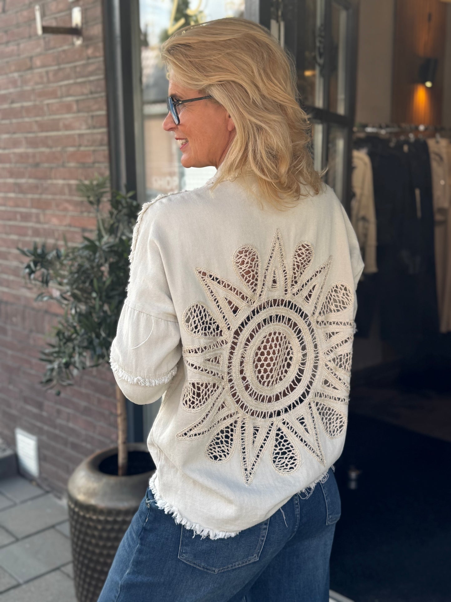 Blouse Edgy / Beige