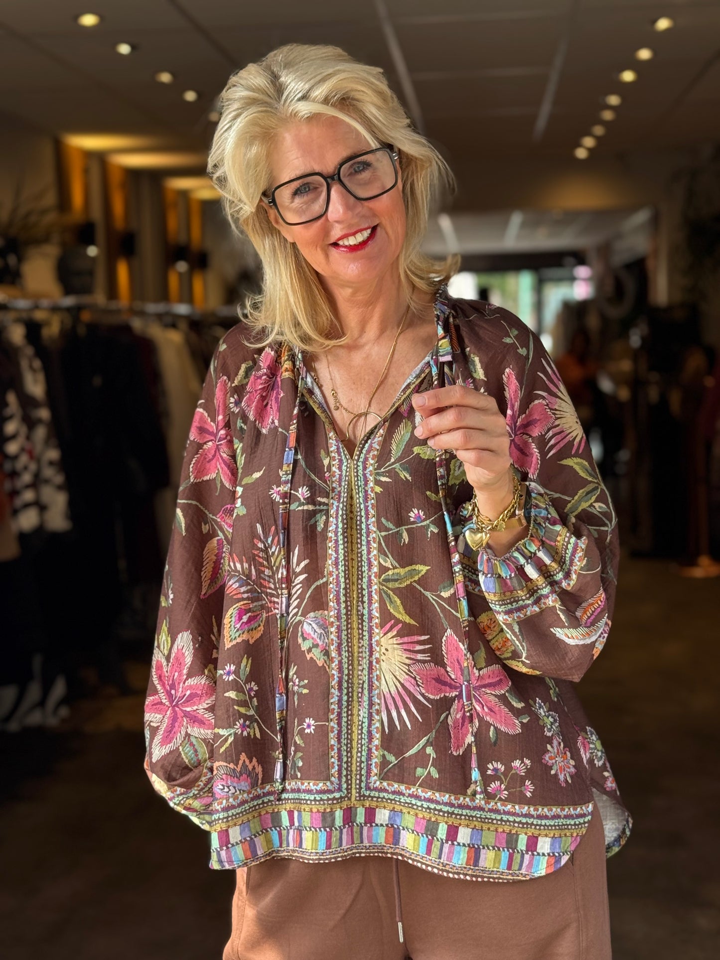 Blouse Autumn / Bruin