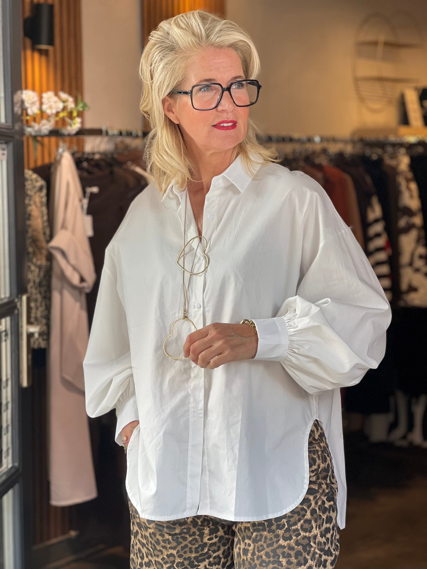 Blouse Daisy / Wit