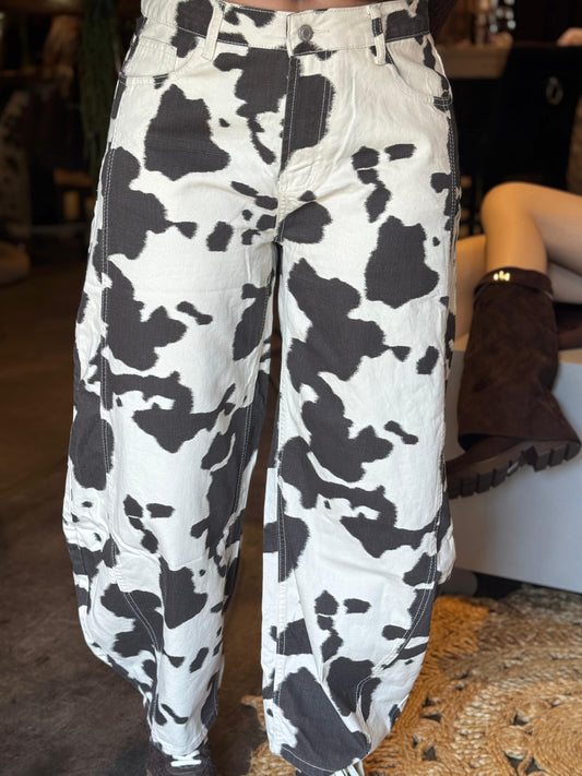 Jeans Barrel Cow