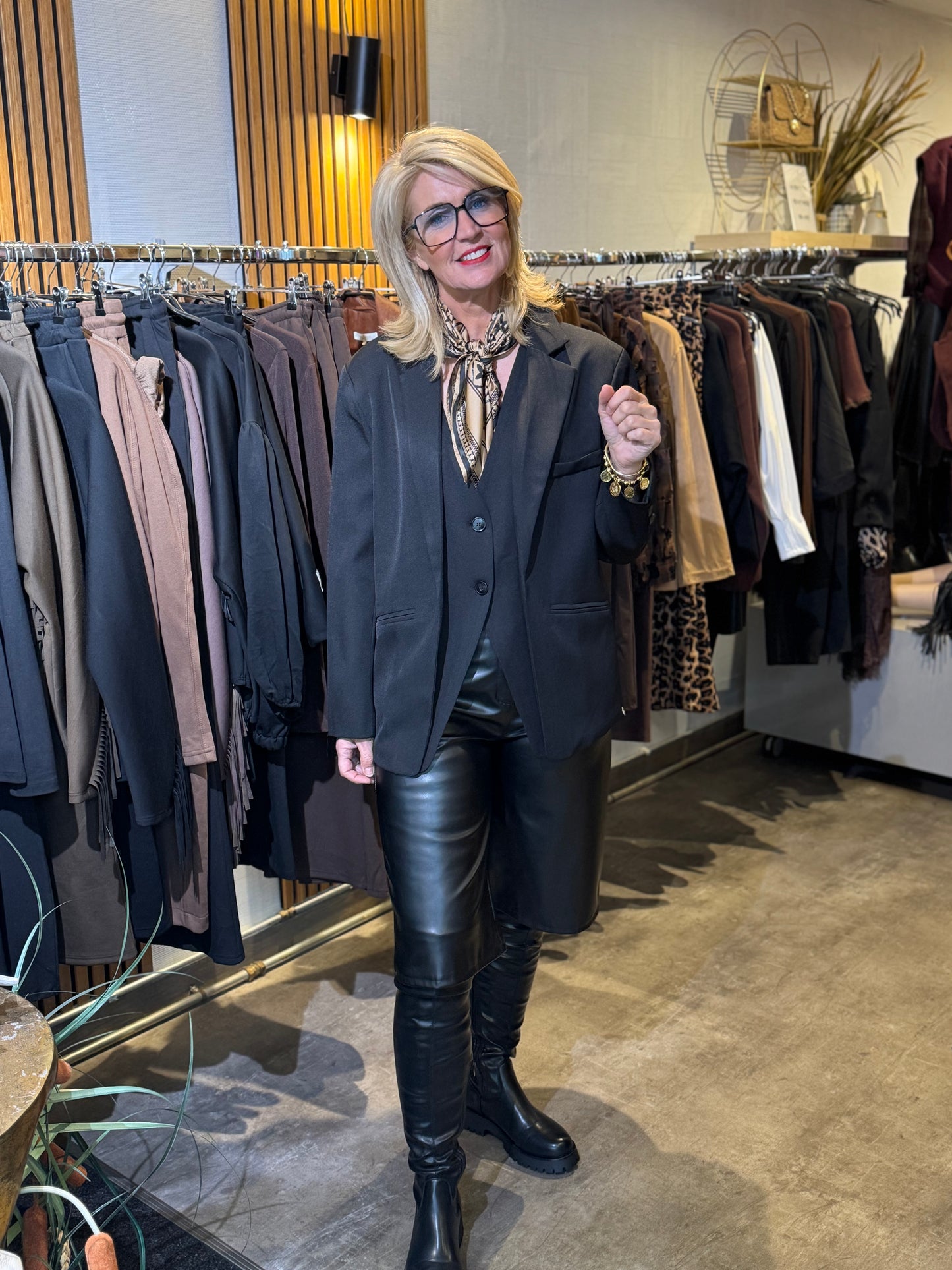 Blazer Double/ Zwart