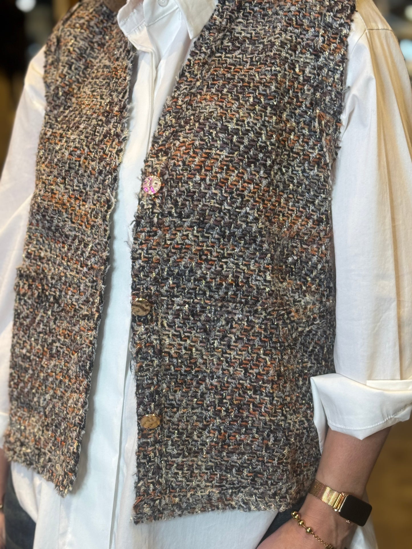 Gilet Chanel / Zwart