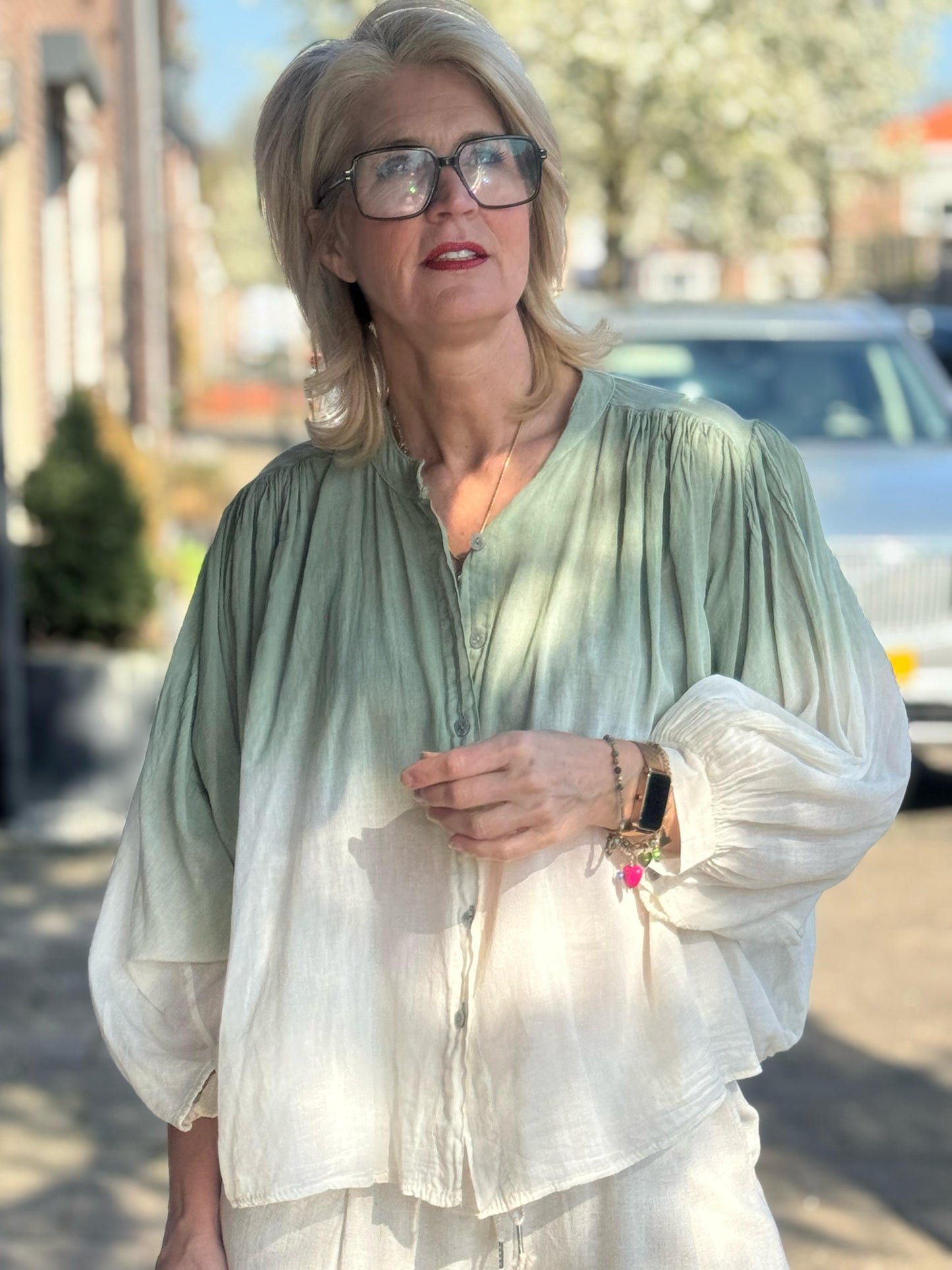 Blouse Ombre /Green