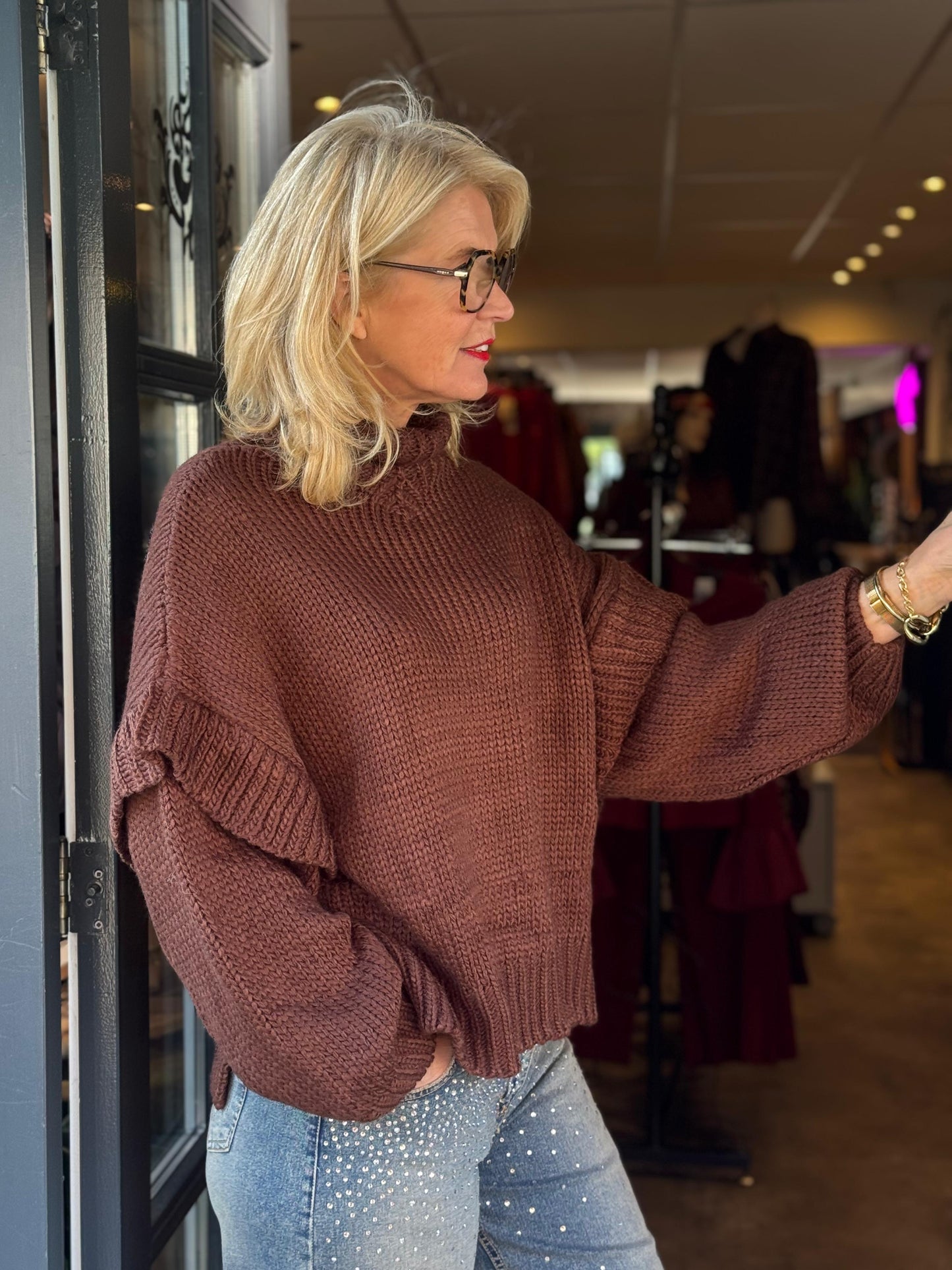 Trui Eterna Knit/ Bruin