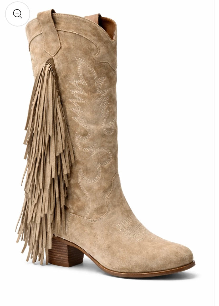 Western Fringle/ beige