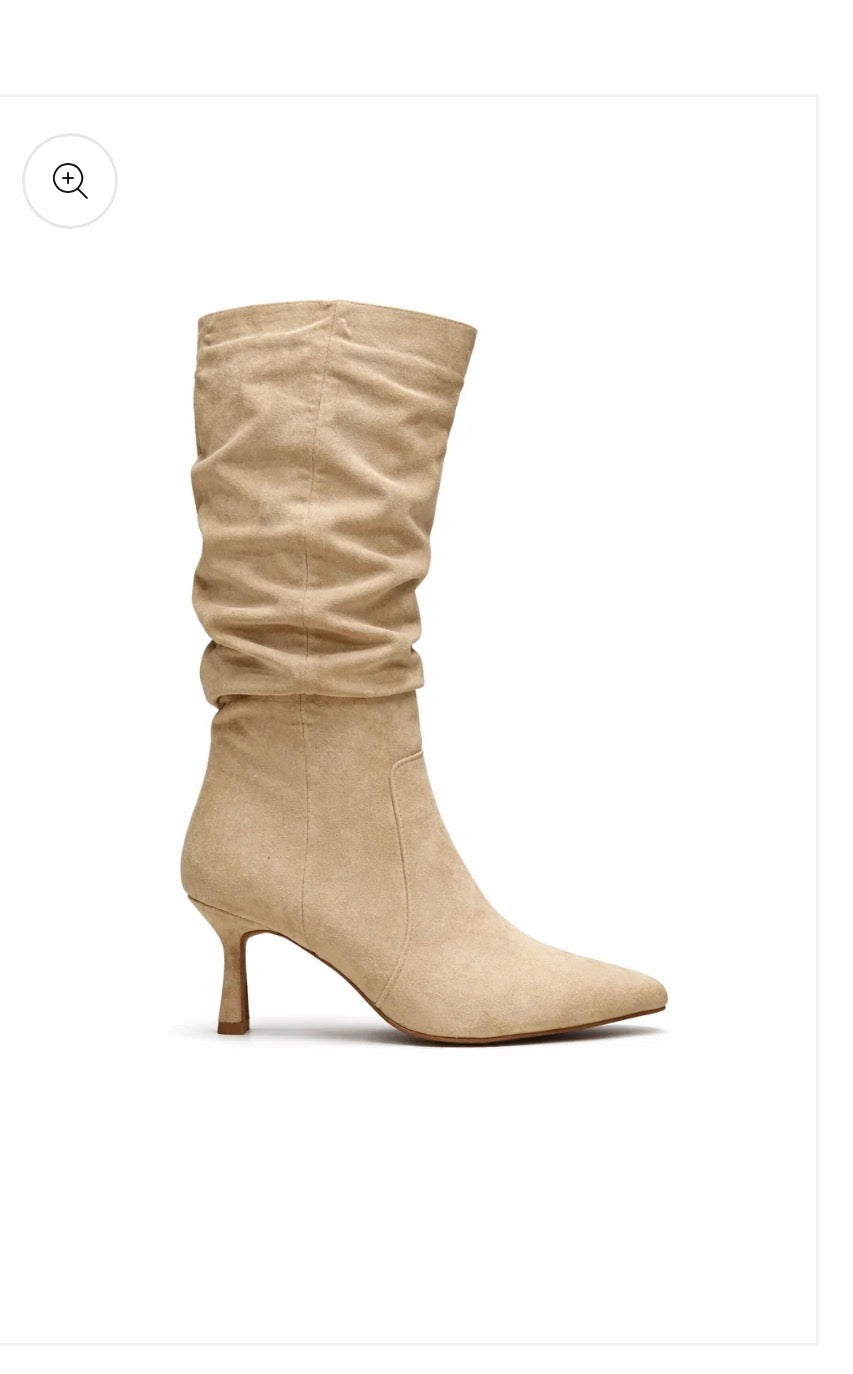 Queen Ann hoog/ beige