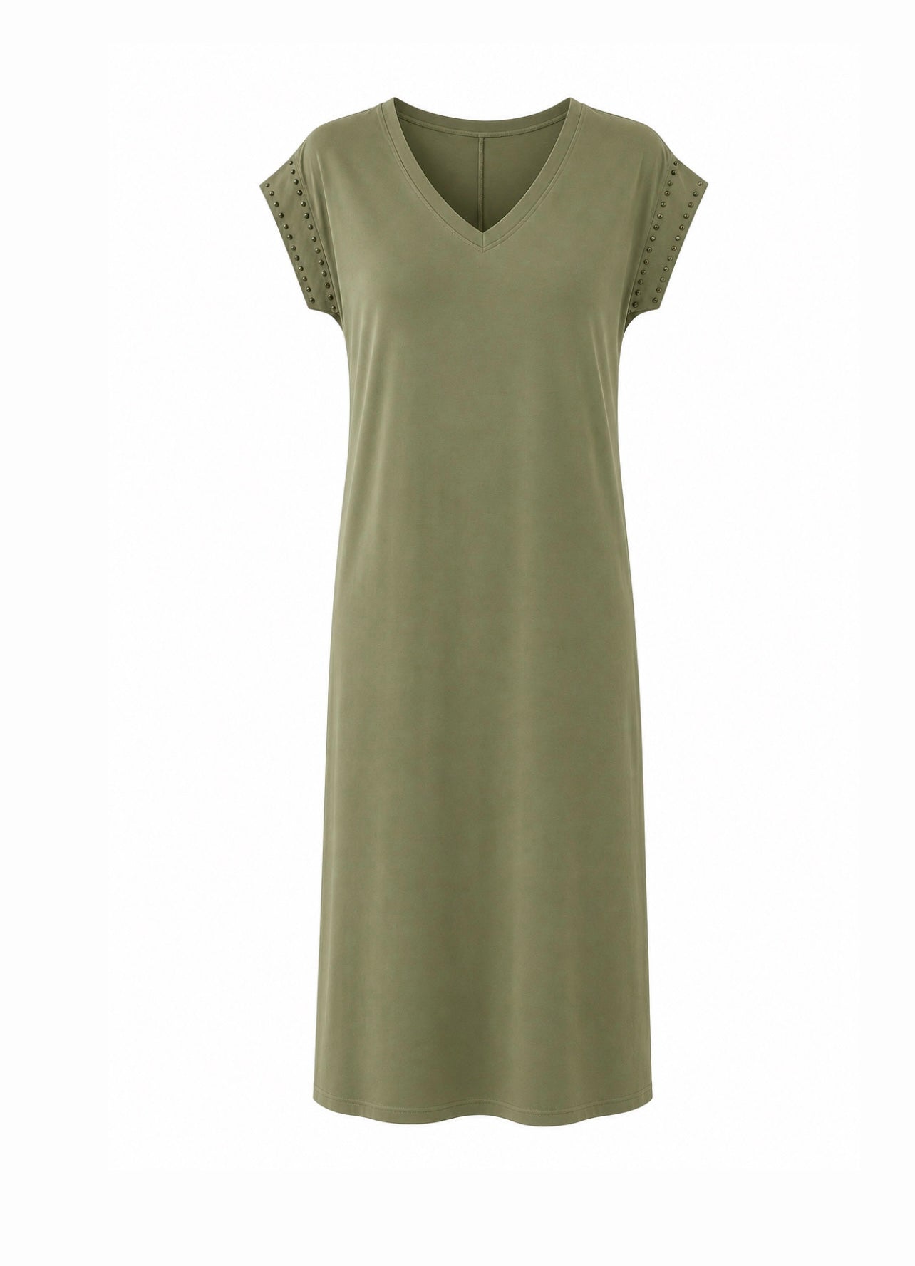 Jurk studs/ Olive