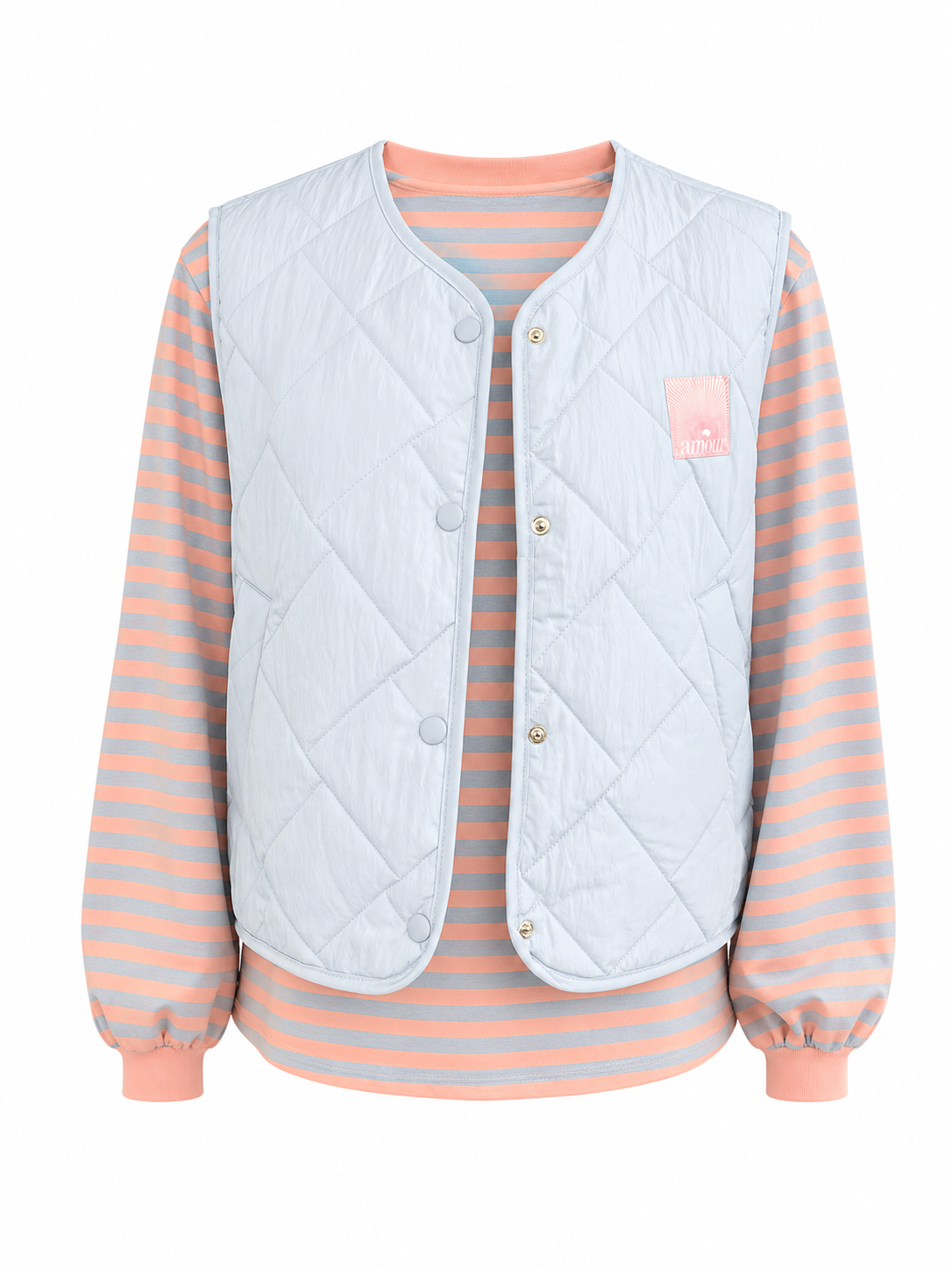 Gilet licht blauw