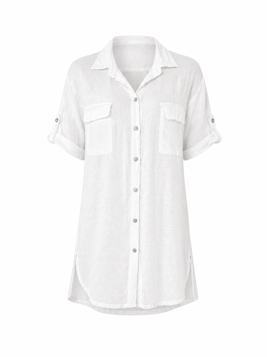 Blouse Nice/ linnen wit