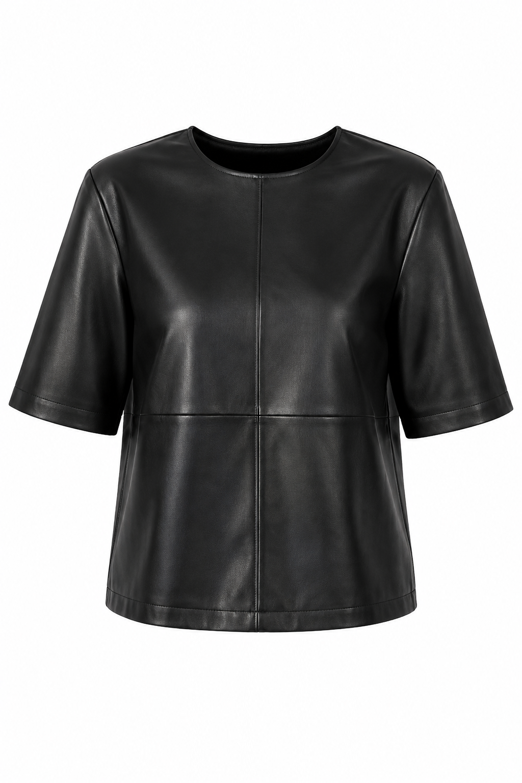 Pu top ambika / zwart