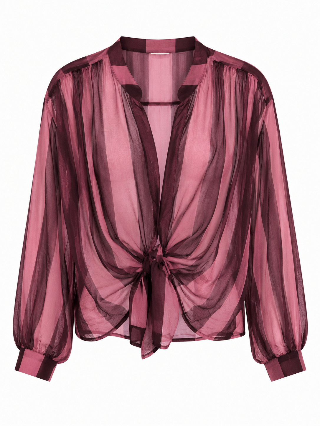Blouse Amelie Stripe/ Bordeaux
