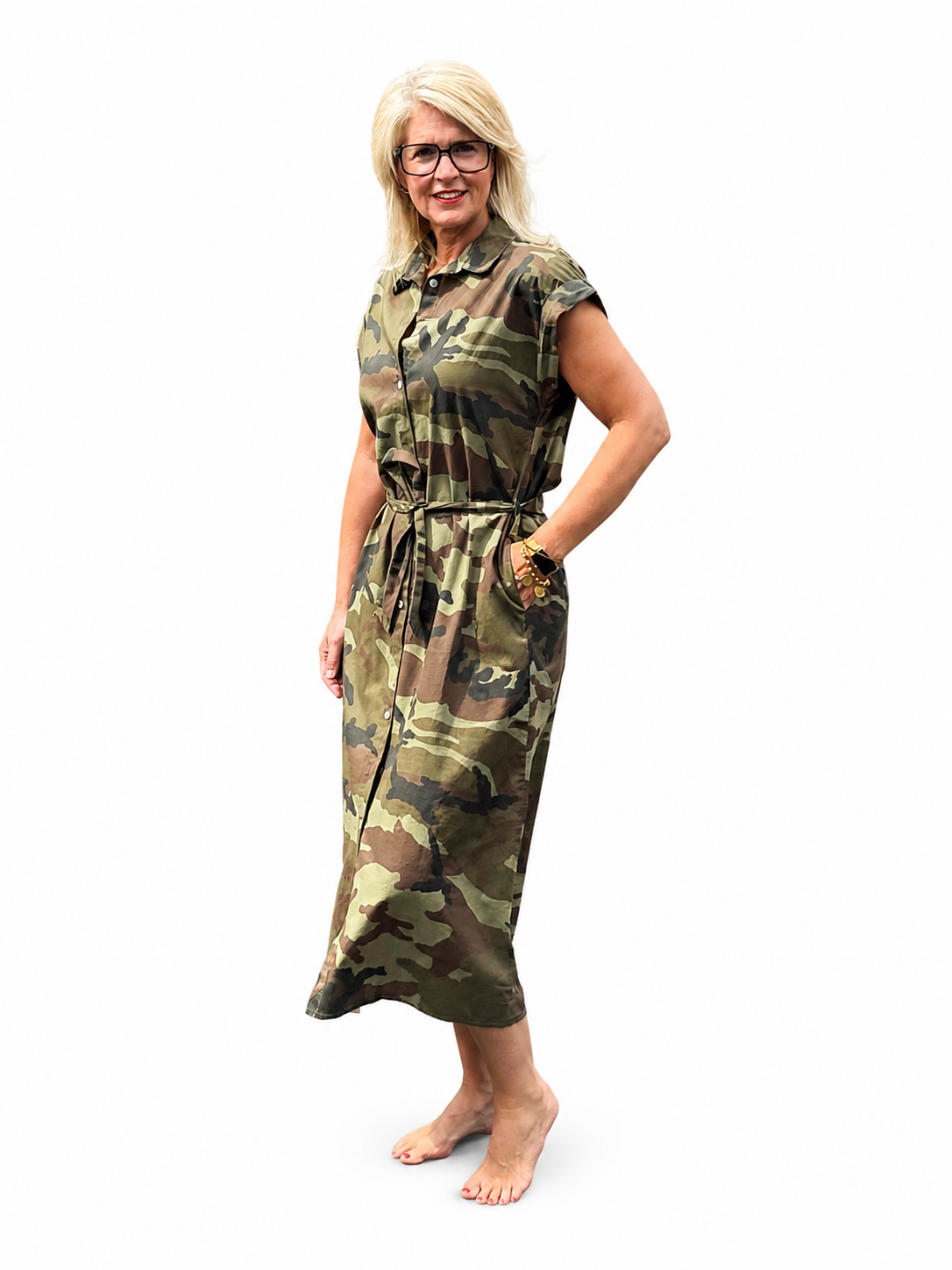 Jurk Forza/ Camouflage Groen